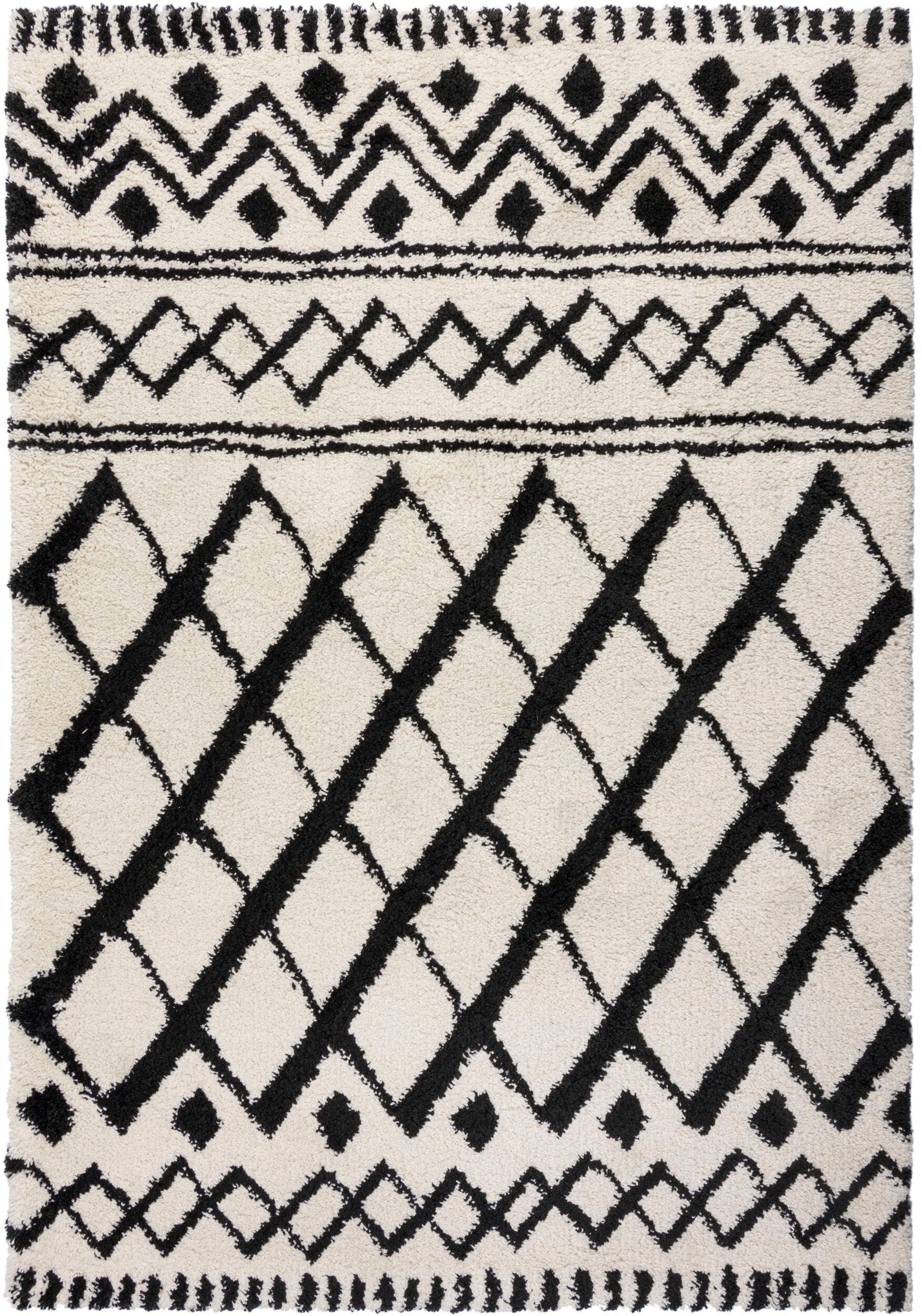 FLAIR RUGS Hochflor-Teppich »Souk Berber«, rechteckig, 30 mm Höhe, Boho-Loo günstig online kaufen