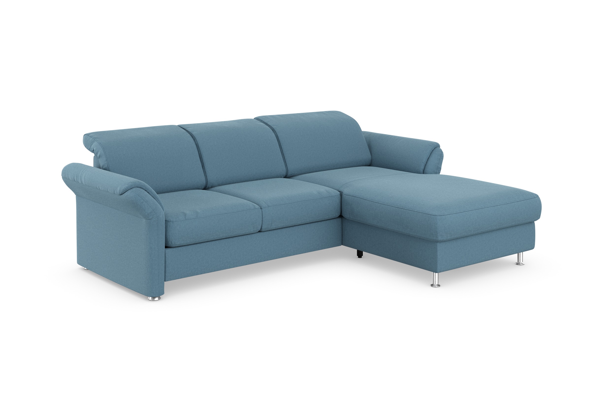 sit&more Ecksofa »Apulia L-Form«, wahlweise Bettfunktion, Bettkasten und Kopf- und Armteilverstellung