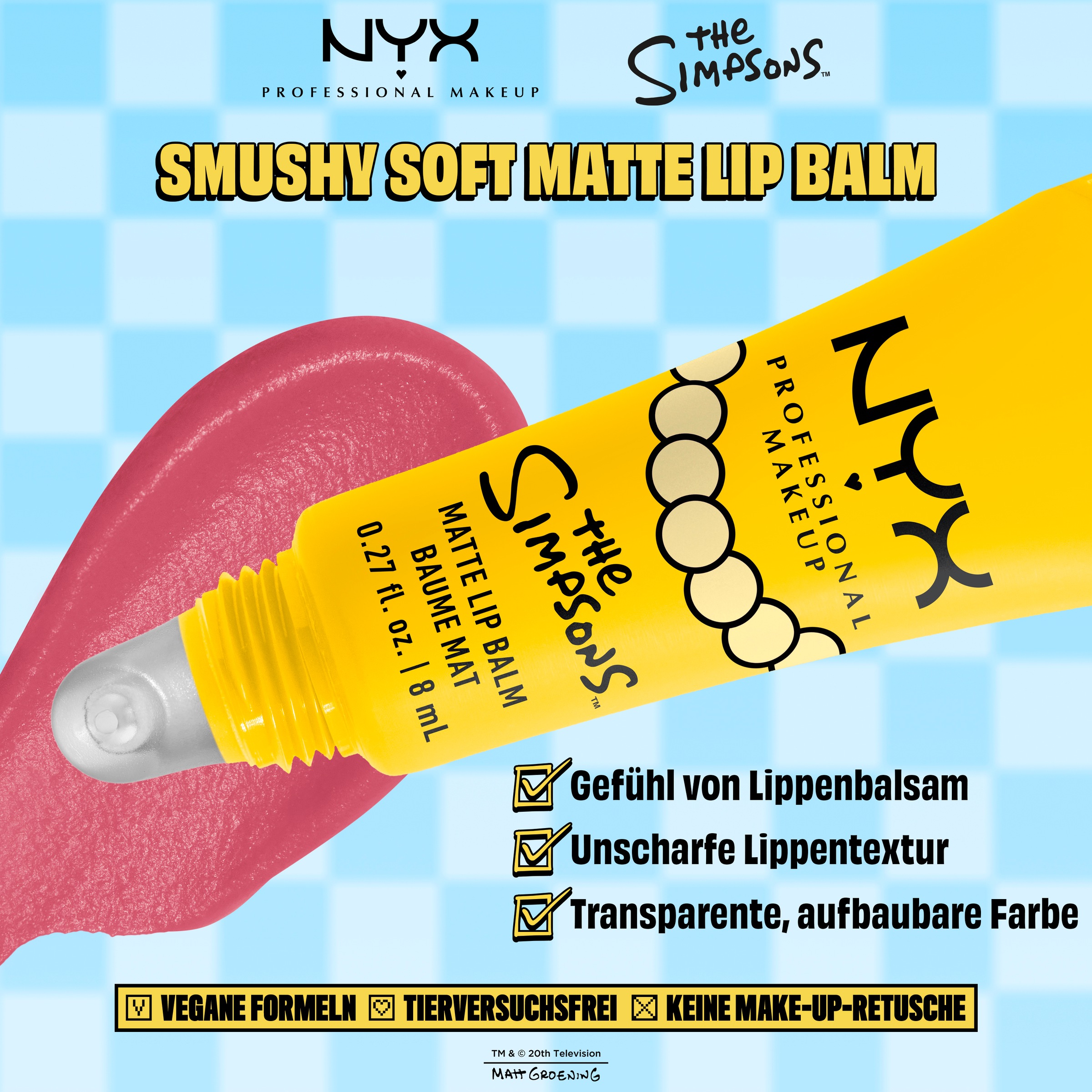 NYX PROFESSIONAL MAKEUP Lippenbalsam »SIMPSON SMUSHY LIP BALM«