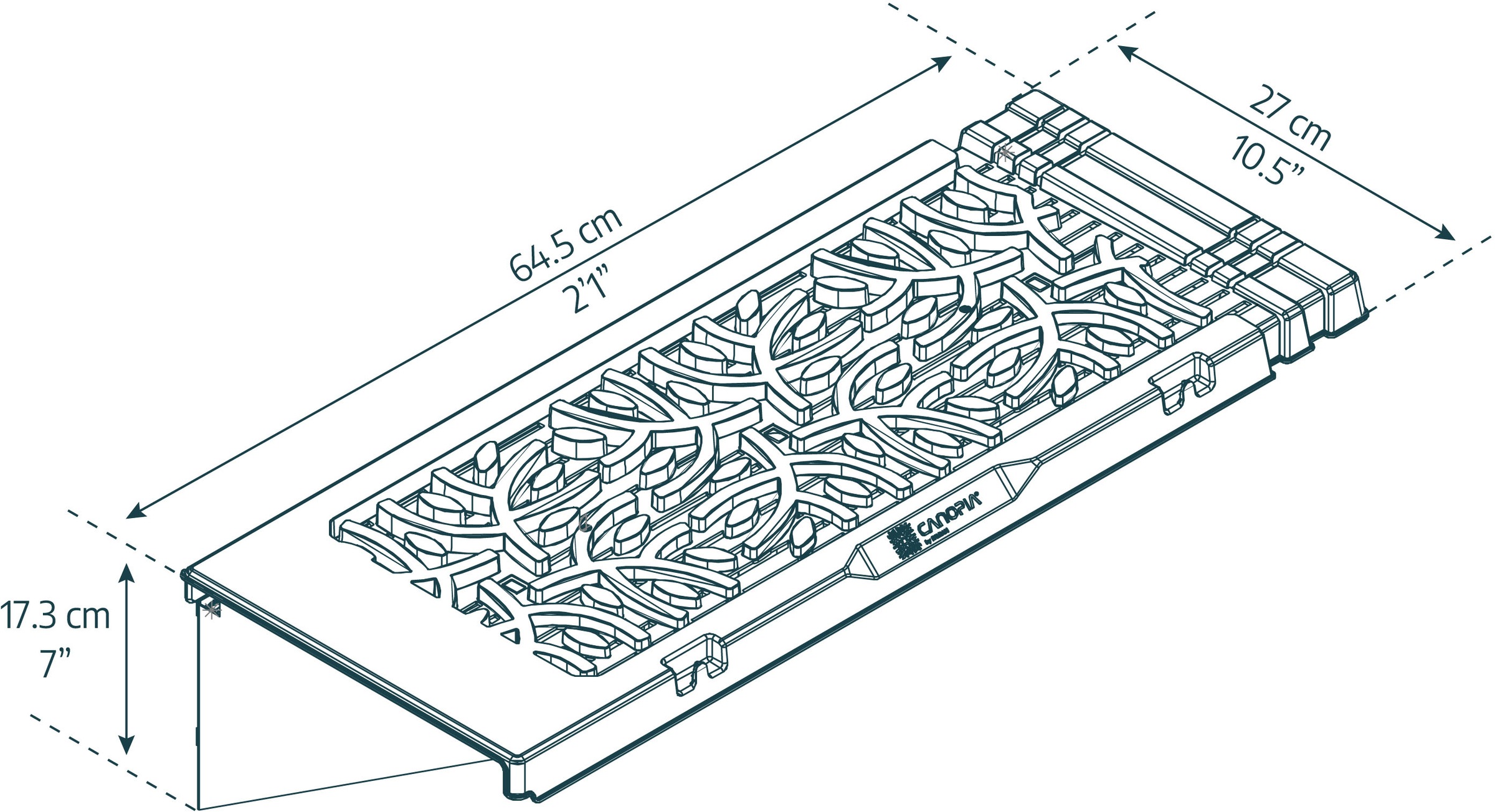 Palram - Canopia Anbauregal »Regalset für Gewächshäuser« Set, 8 Stk. tlg. 20 kg Tragkraft je Regal