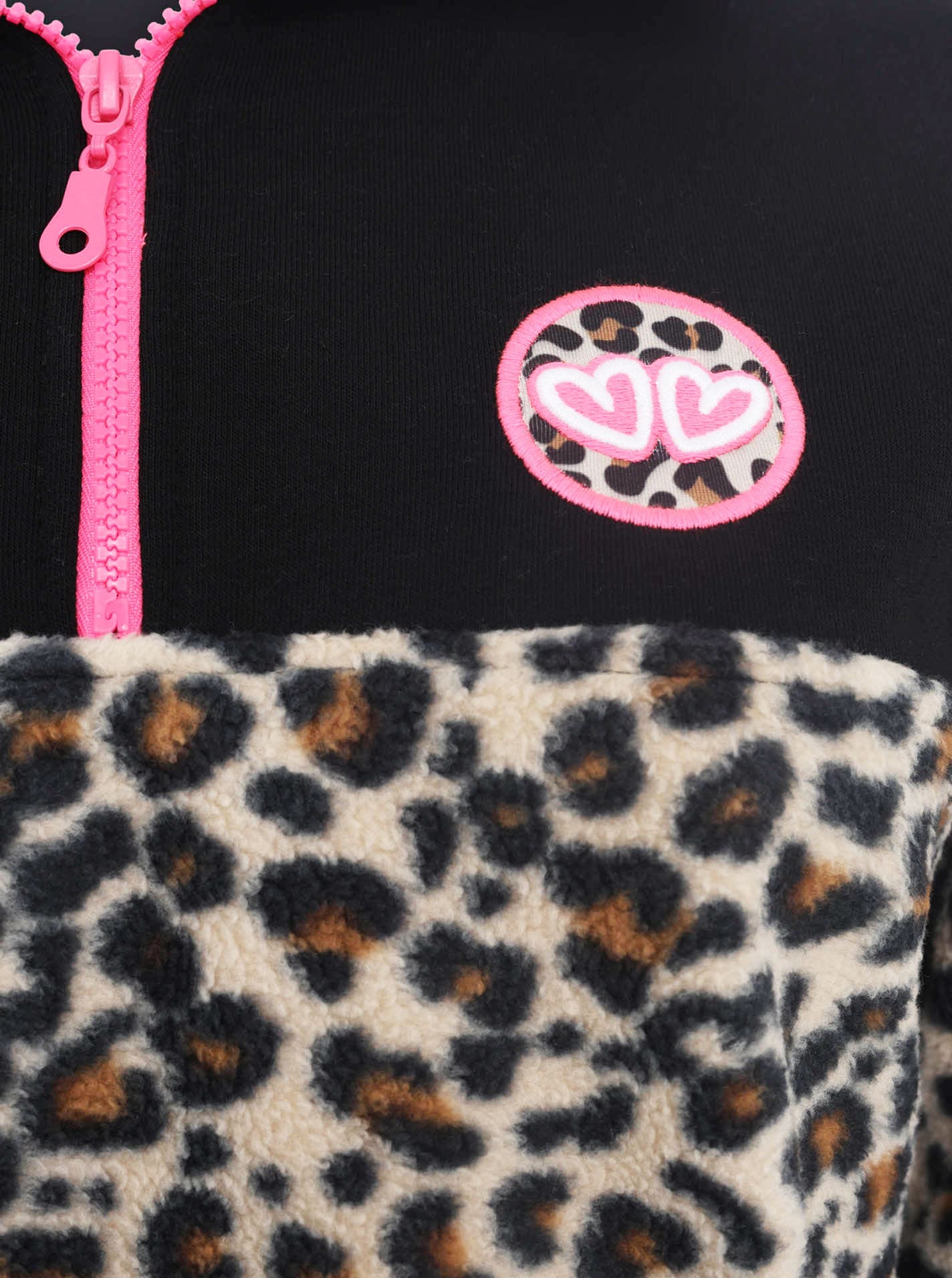 Zwillingsherz Troyer »"Leo Lover"«, mit Fleece Muster