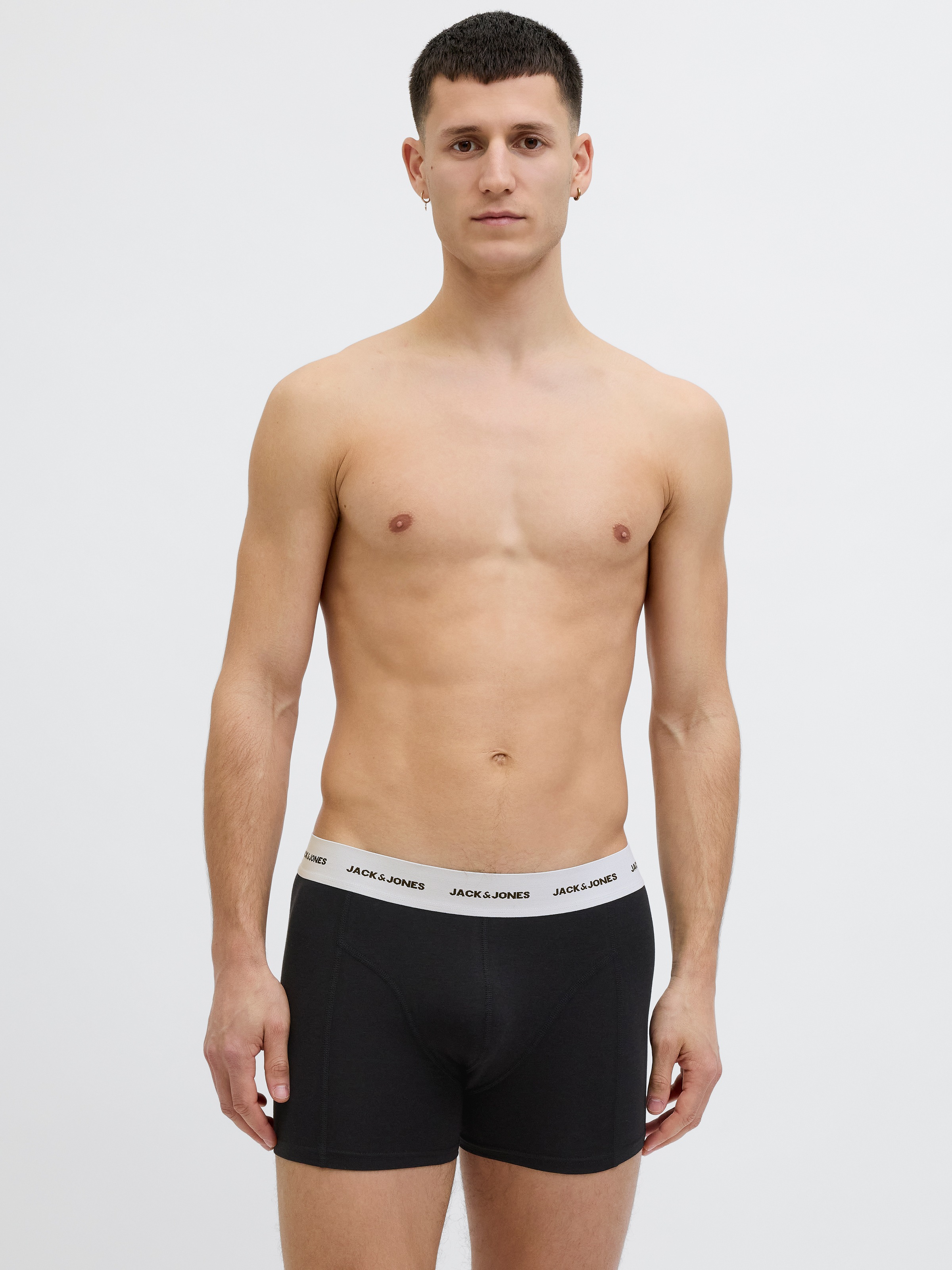 Jack & Jones Trunk »JACTOM BAMBOO TRUNKS 3 PACK«, (Packung, 3 St.), mit Marken Schriftzug