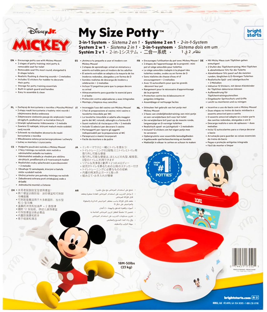 Bright Starts Toilettentrainer »My Size Potty - Disney Mickey Maus« mit Sound