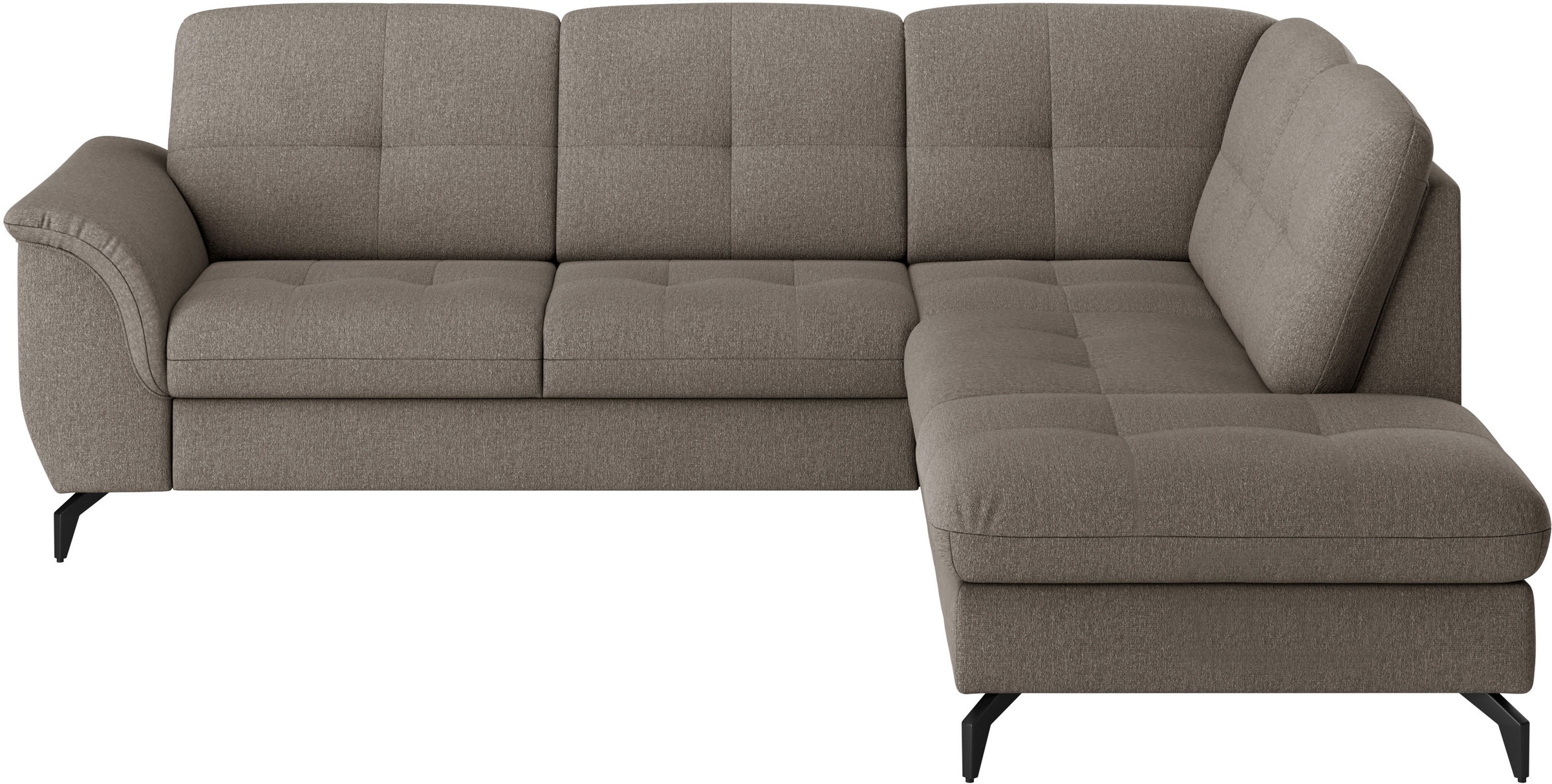 sit&more Ecksofa »Zora L-Form«, wahlweise mit Bettfunktion und Bettkasten