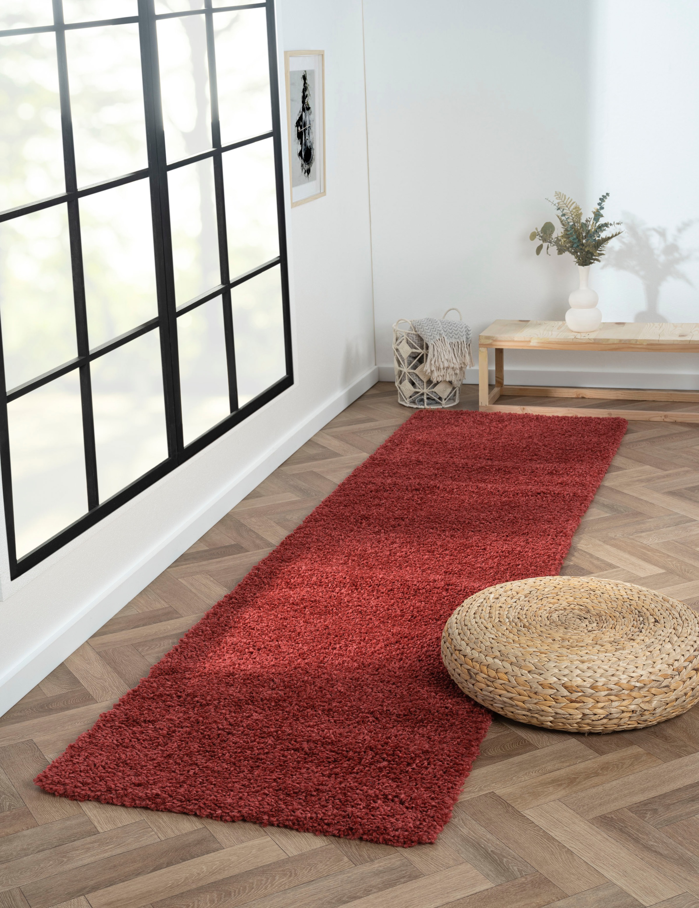 Myflair Möbel & Accessoires Hochflor-Läufer »My Shaggy«, rechteckig, 37 mm günstig online kaufen