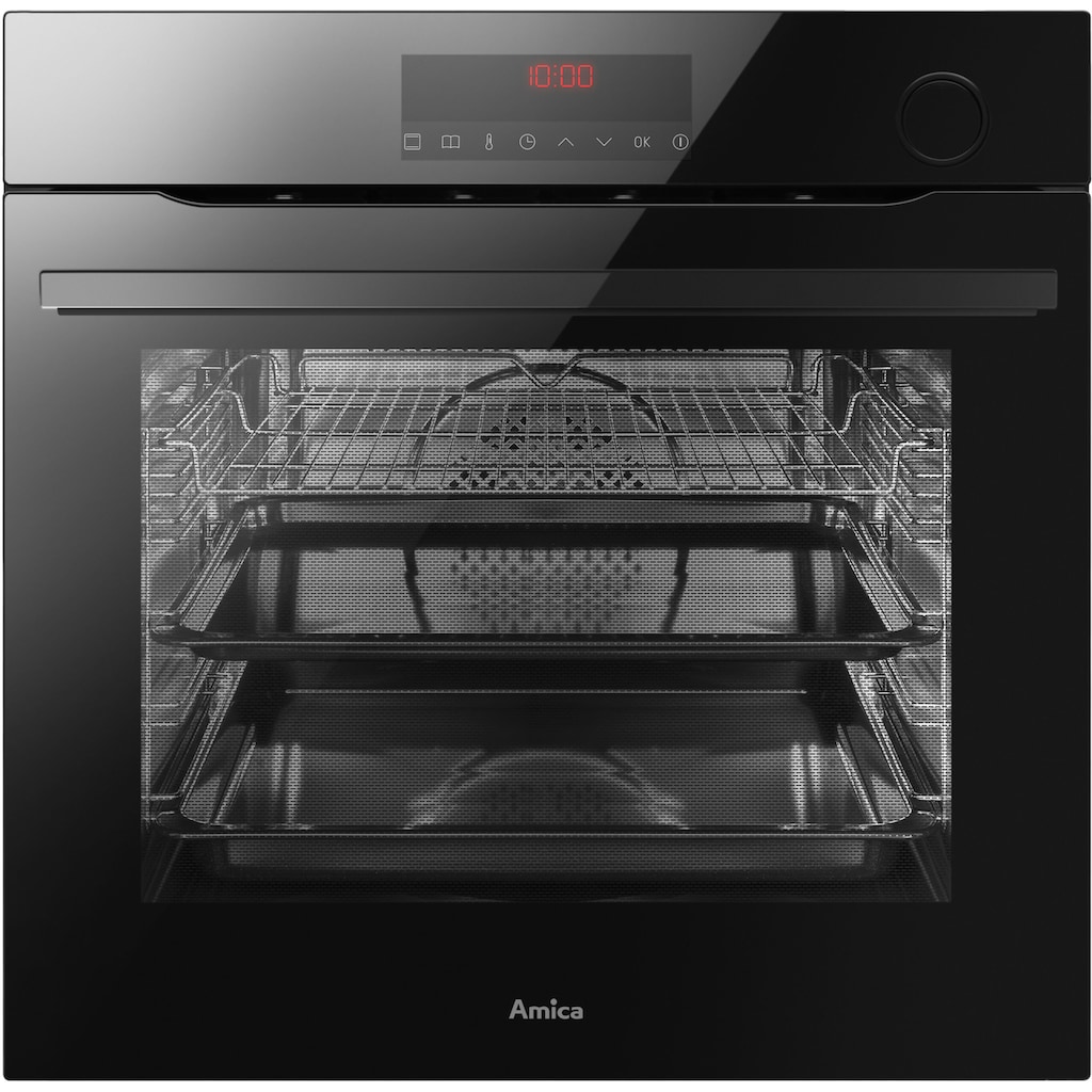 Amica Dampfbackofen »EBSX 949 610 S«, EBSX 949 610 S, mit Teleskopauszug nachrüstbar, Steam Clean