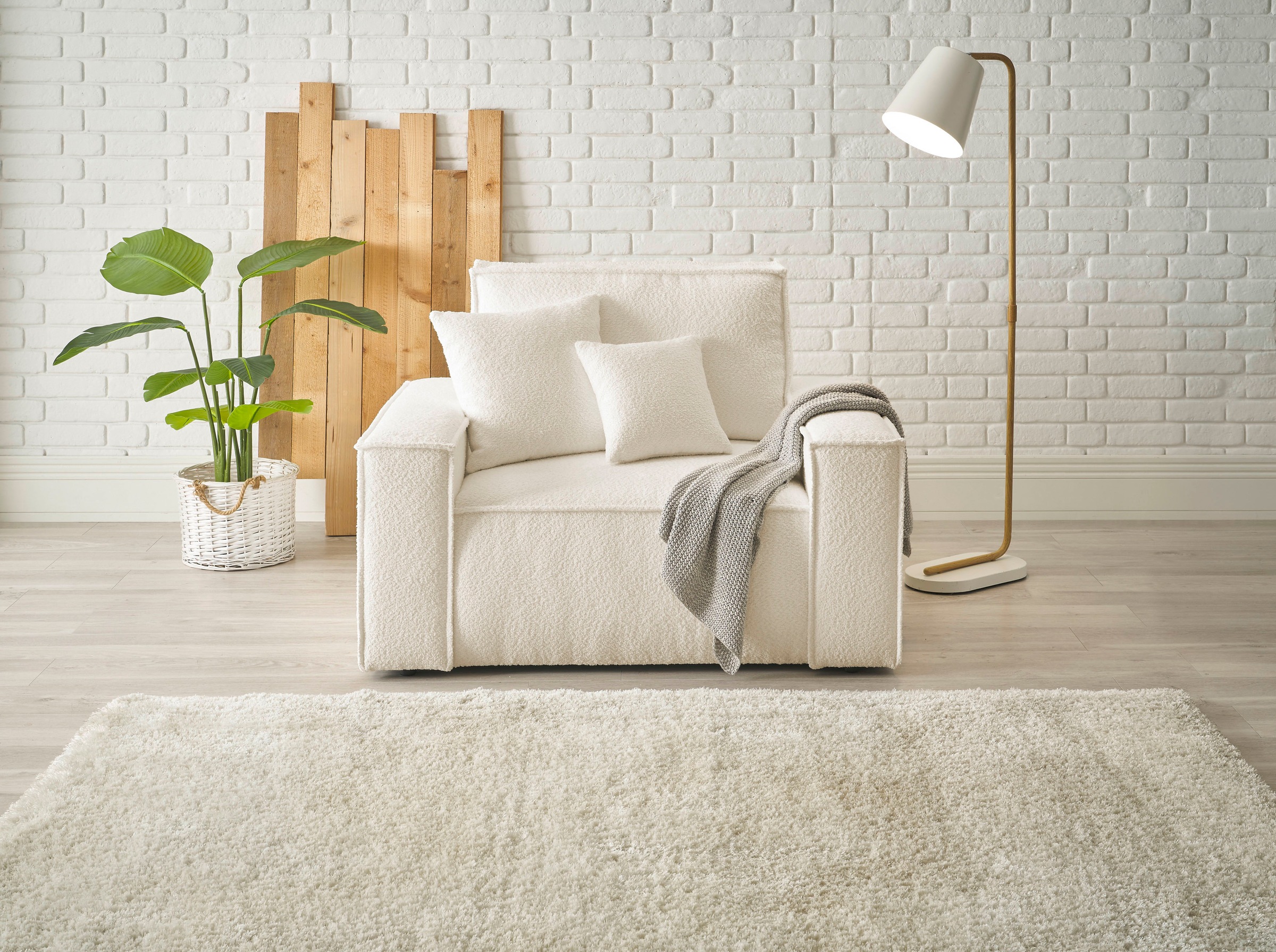 OTTO home Loveseat »FINNLEY, XXL-Sessel, Lesesessel, trendige Stoffe, inkl. günstig online kaufen
