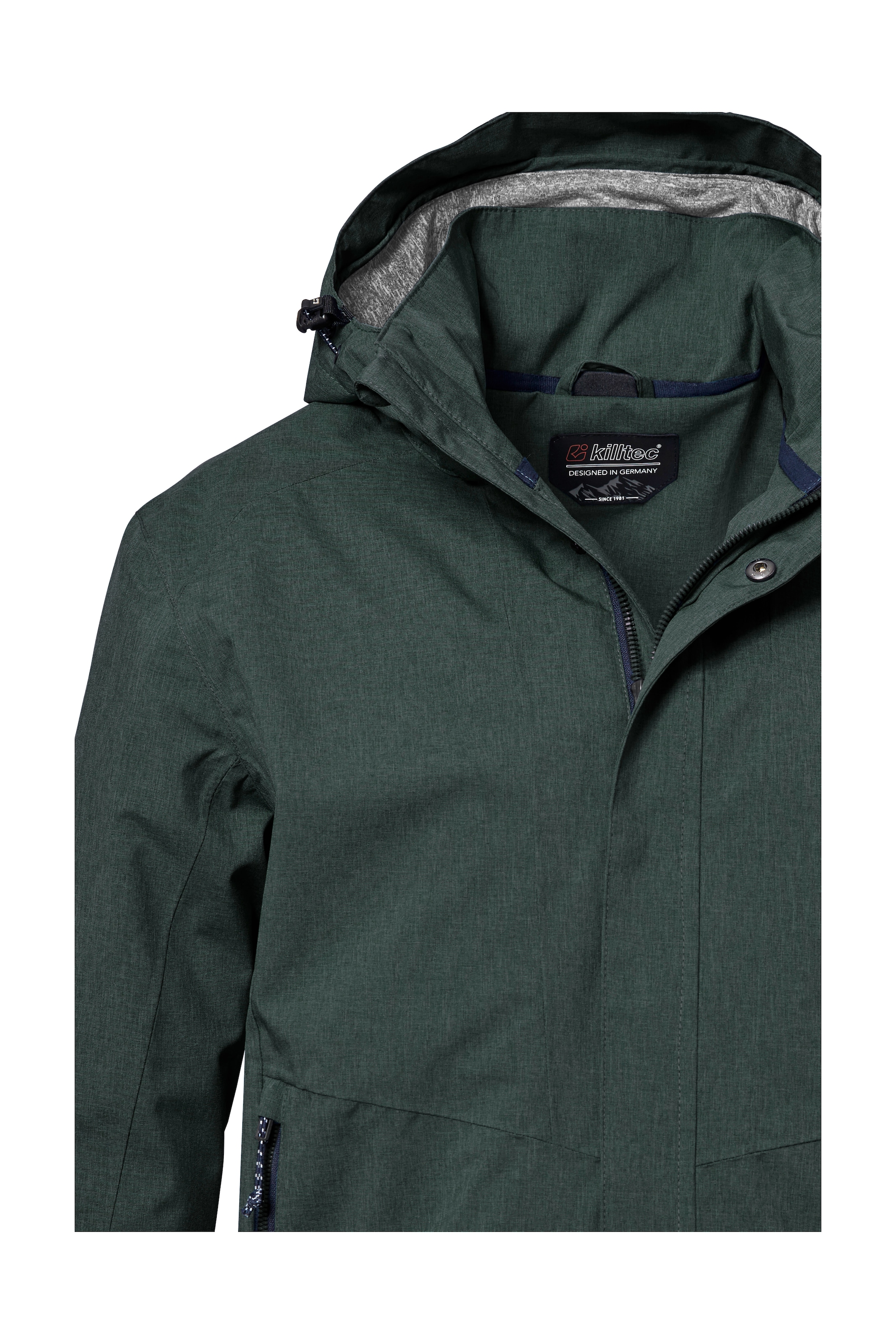 Killtec Outdoorjacke »KOS 53 MN JCKT«, Funktionsjacke: Wind- und wasserdicht, atmungsaktiv, Kapuze abnehmbar