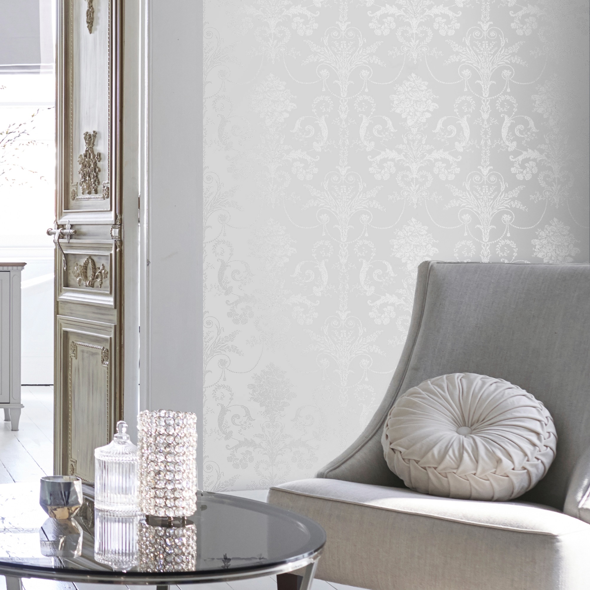 LAURA ASHLEY Vliestapete Josette, gemustert, FSC® günstig online kaufen