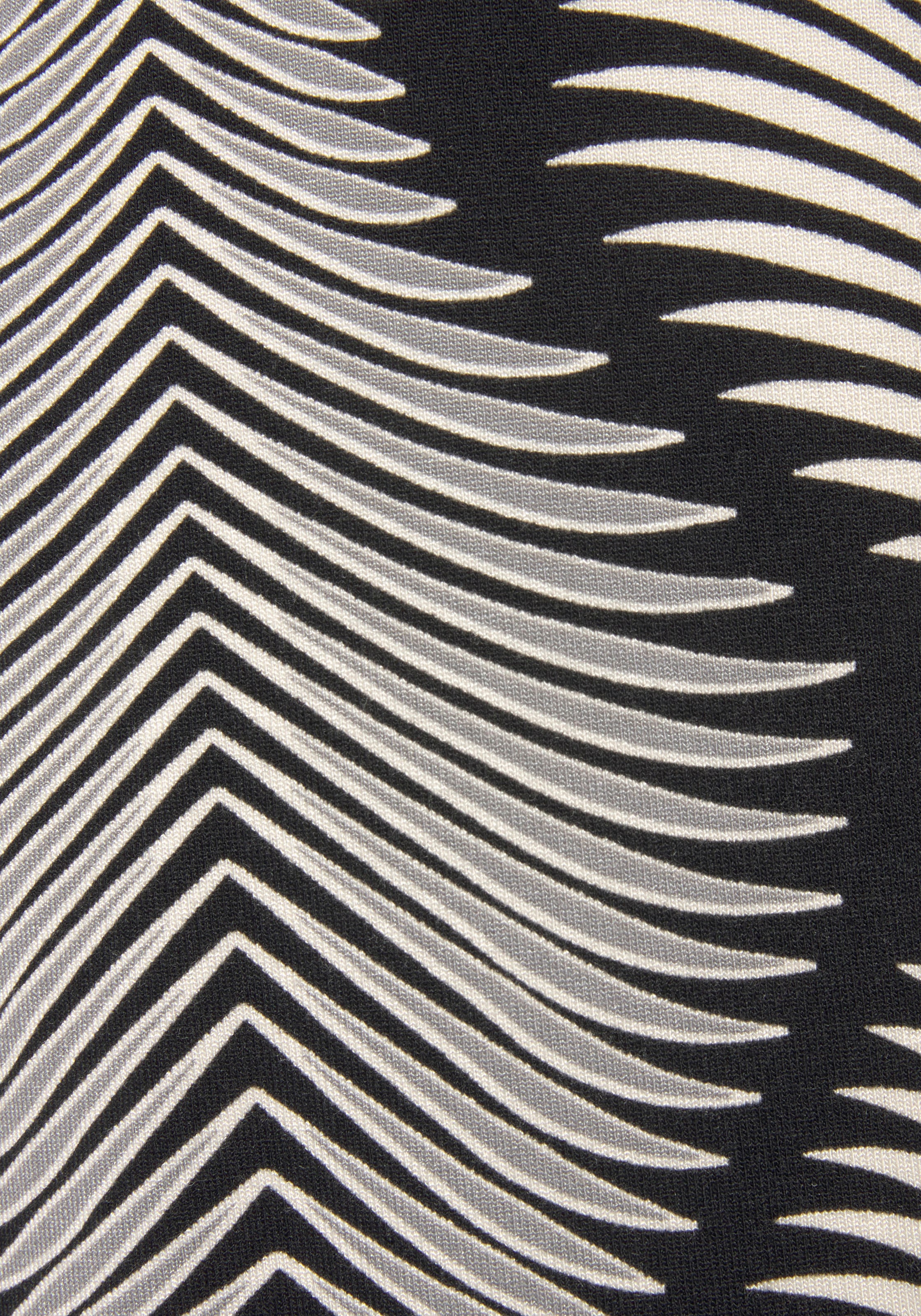 LASCANA Kimono, mit graphischen Allover-Druck
