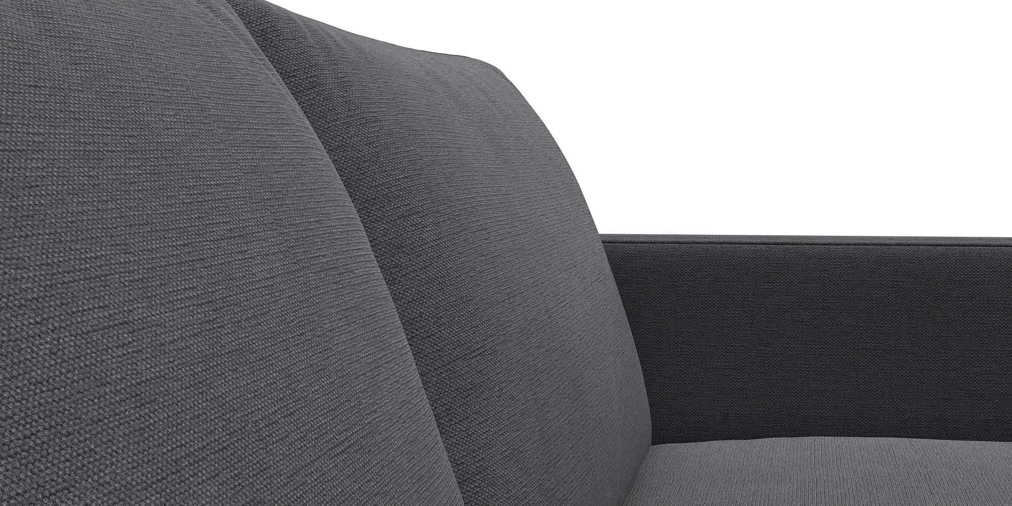 FLEXLUX 2,5-Sitzer »Fiore, super bequem durch Kaltschaum im Sitz«, schmale Armlehnen, Füße Alu+ Eiche
