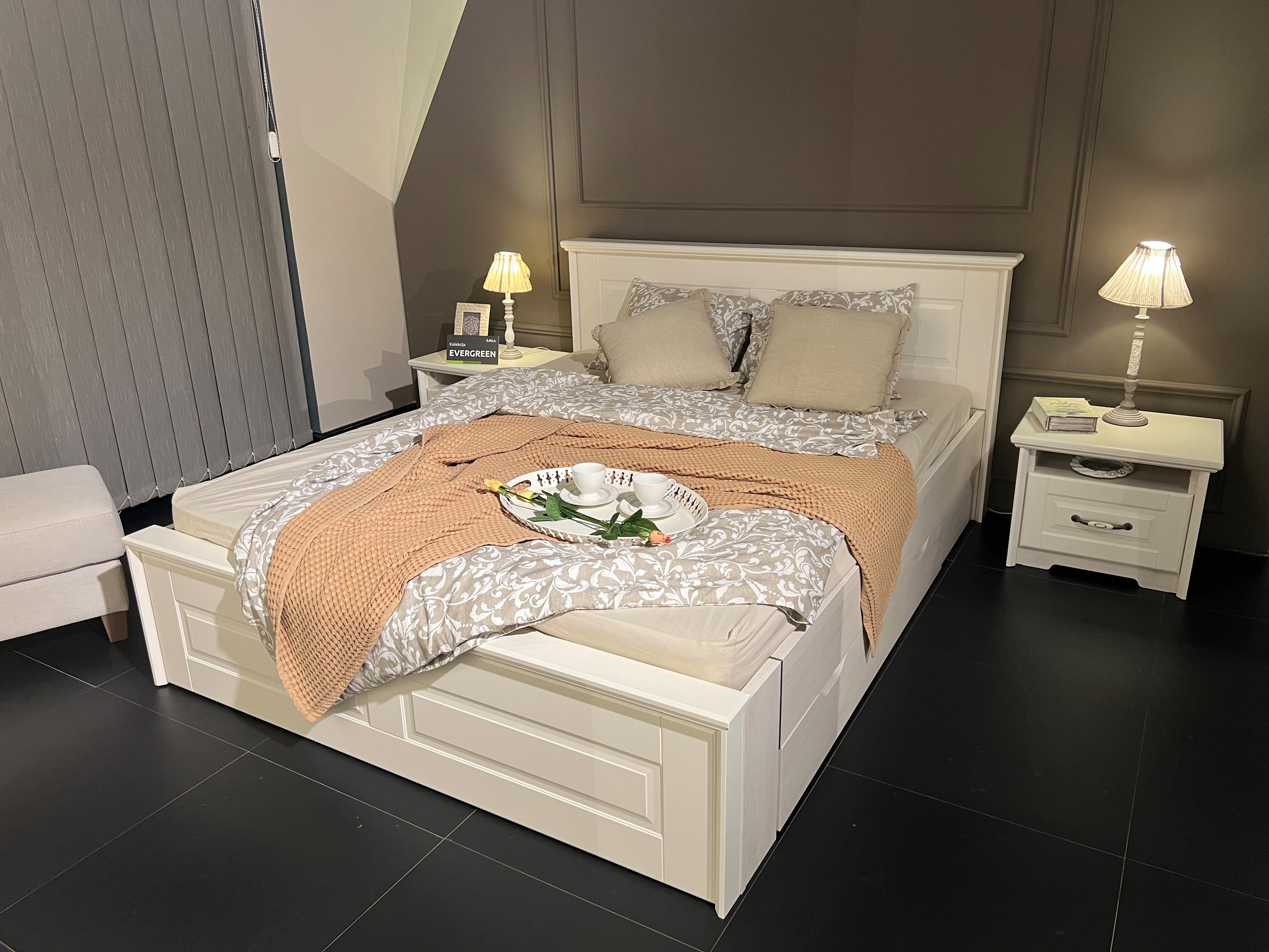 Home affaire Bettgestell »Evergreen, UV lackiertes MDF, FSC-zertifiziert, M günstig online kaufen