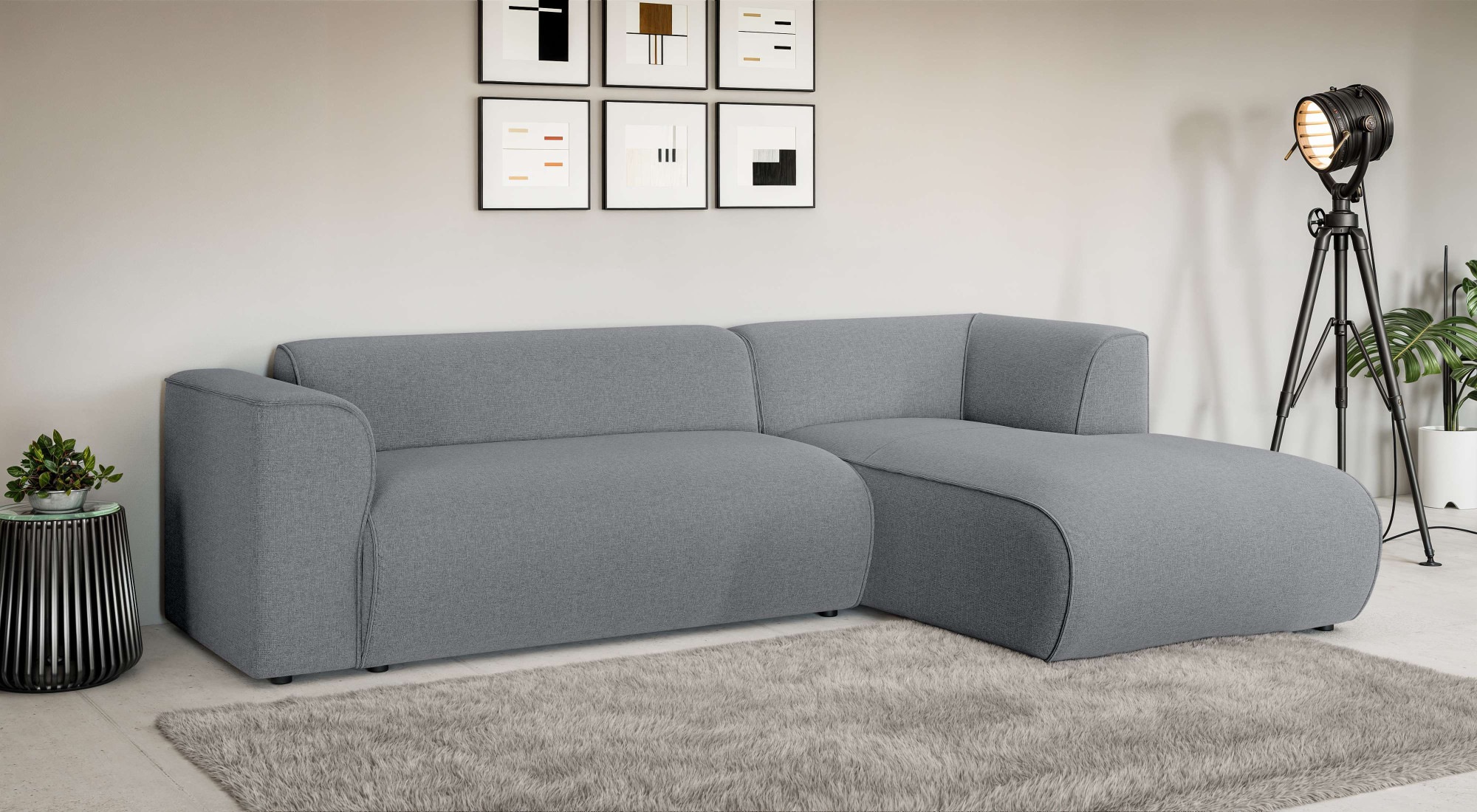 INOSIGN Ecksofa »MERID L-Form (257 cm), zeitlos & stilvolles Design,«, Aufw günstig online kaufen