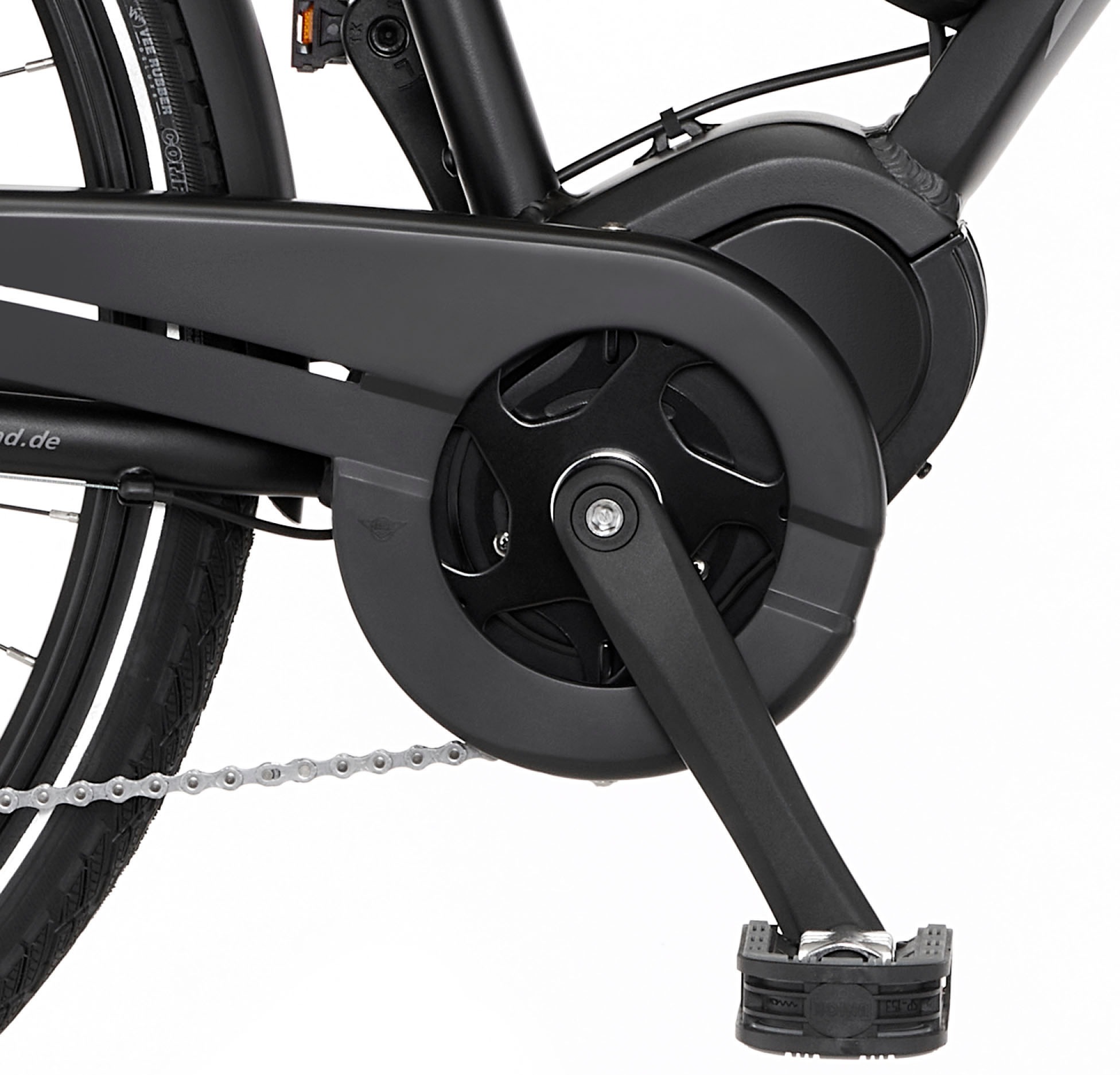FISCHER Fahrrad E-Bike »VIATOR ETD 1861«, 10 Gang, Shimano, Deore, Mittelmotor 250 W, (mit Faltschloss), Pedelec, Elektrofahrrad für Damen u. Herren