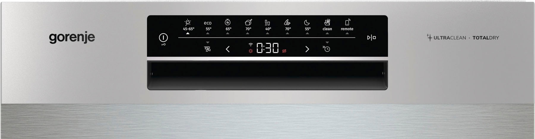 GORENJE Unterbaugeschirrspüler, GU673C60X, 16 Maßgedecke, automatische Türöffnung