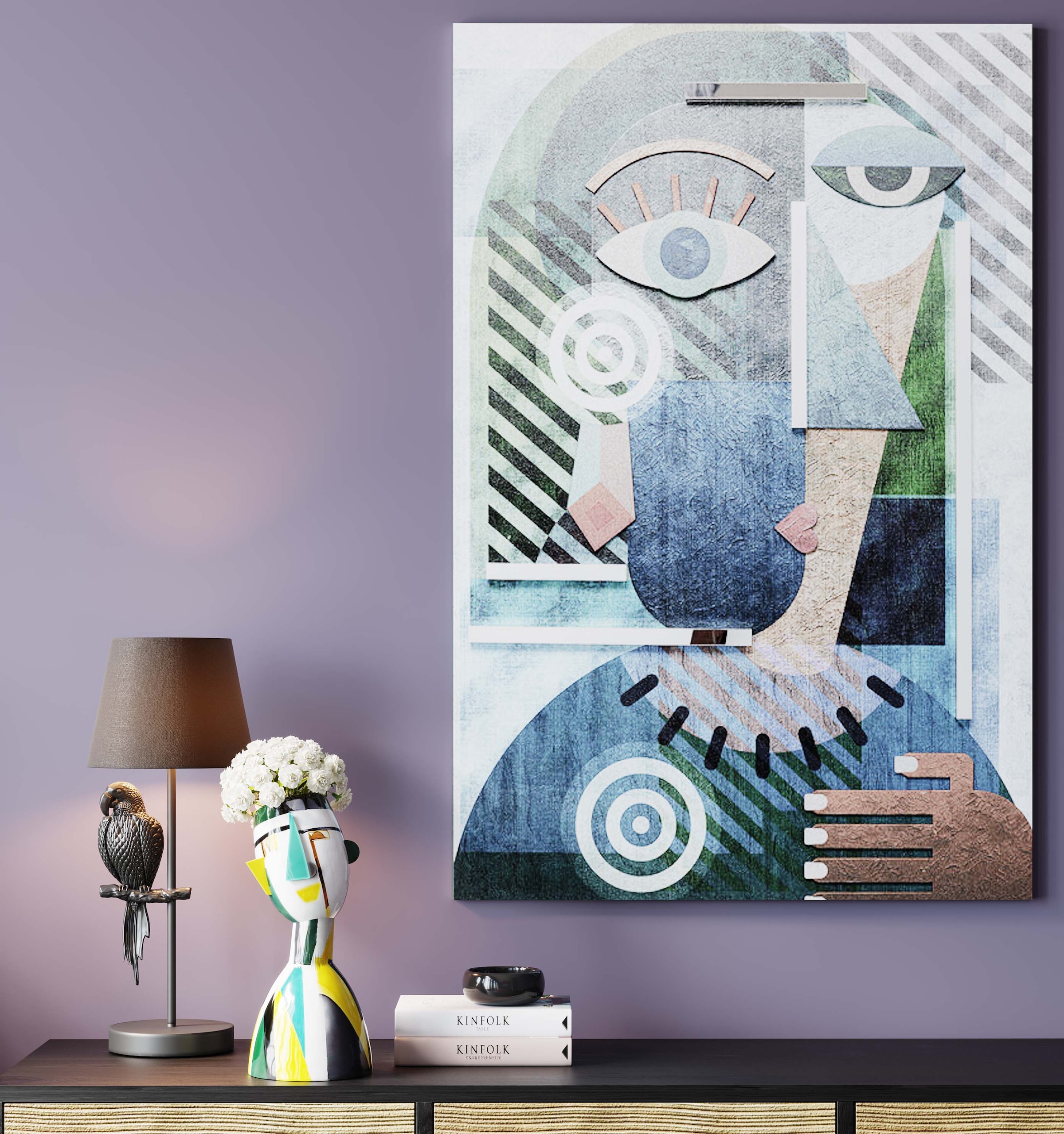Kare Design Dekovase »Deko Happy Face 43cm«