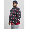 URBAN CLASSICS Sweater »Urban Classics Männer Nicolaus And Snowflakes Sweater«