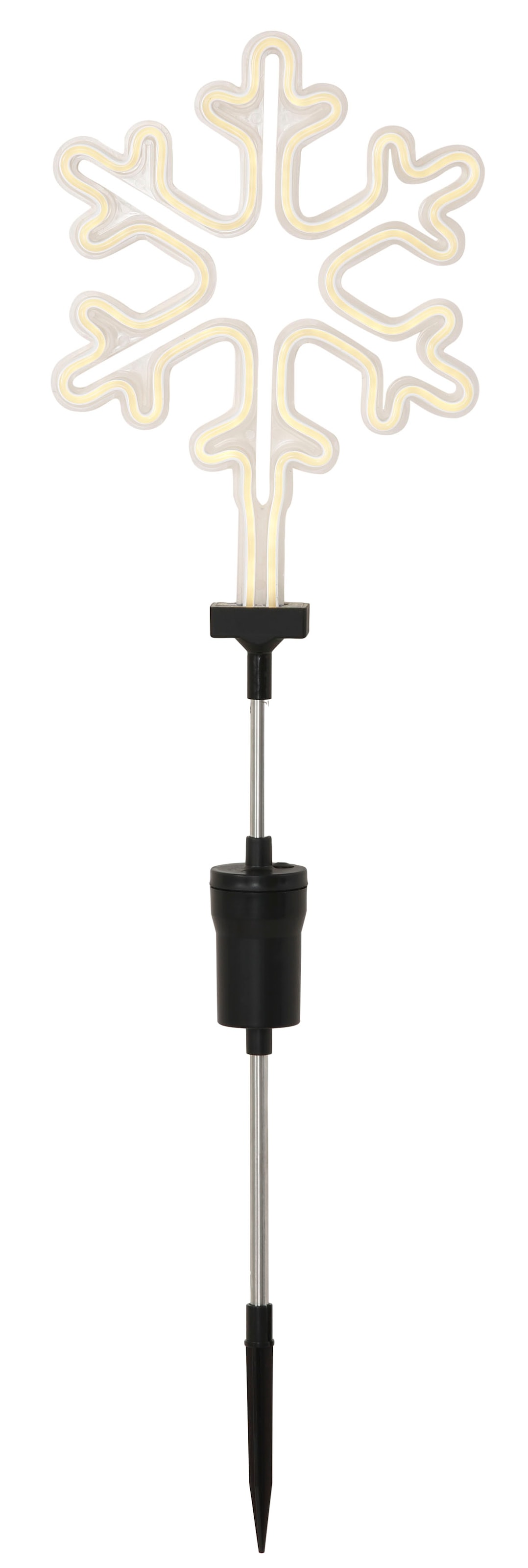2. Bild von BONETTI LED Gartenleuchte »Schneeflocke«, LED Neon Stab für den Garten