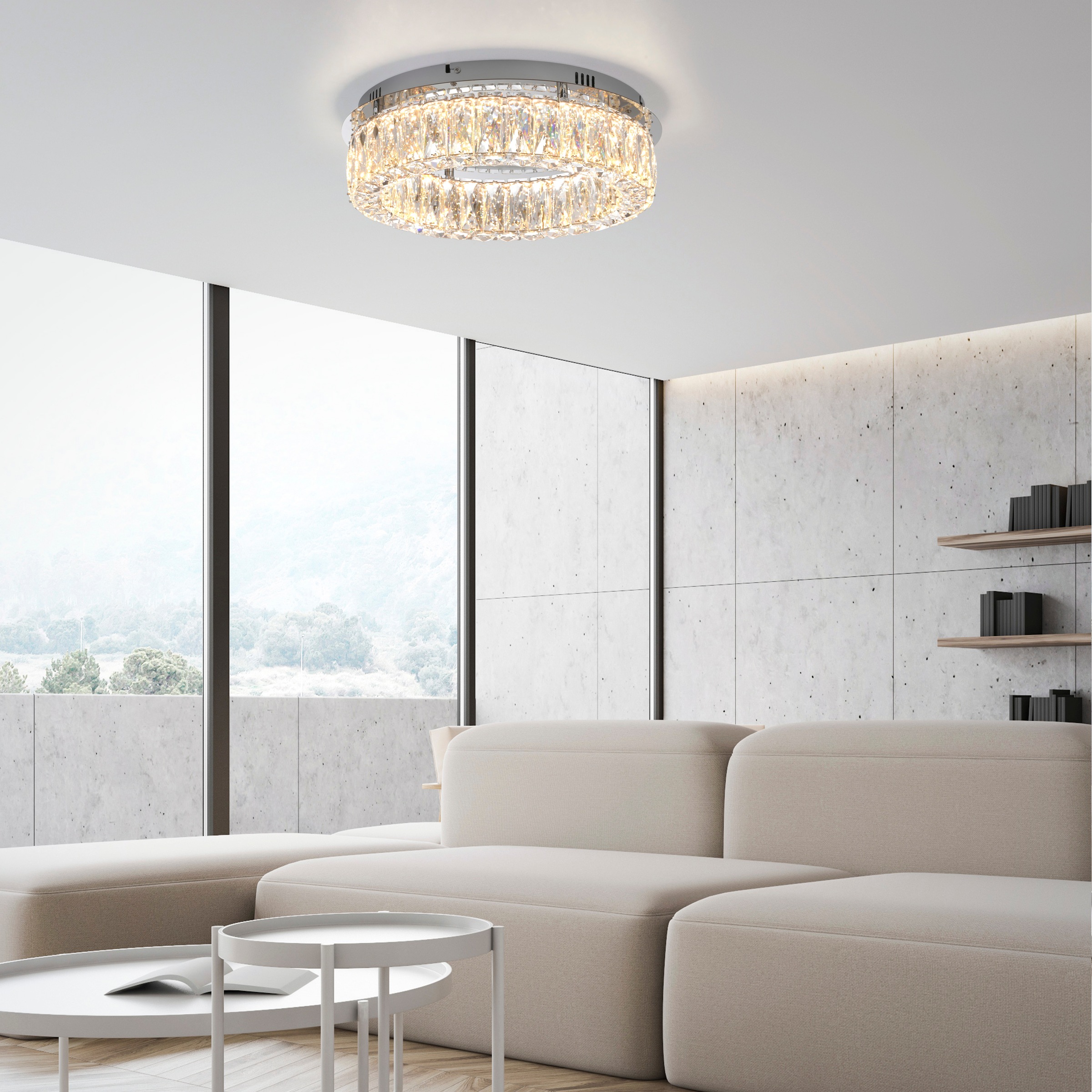 JUST LIGHT Deckenleuchte »KULUNKA«, 1 flammig, Leuchtmittel LED-Board   LED günstig online kaufen