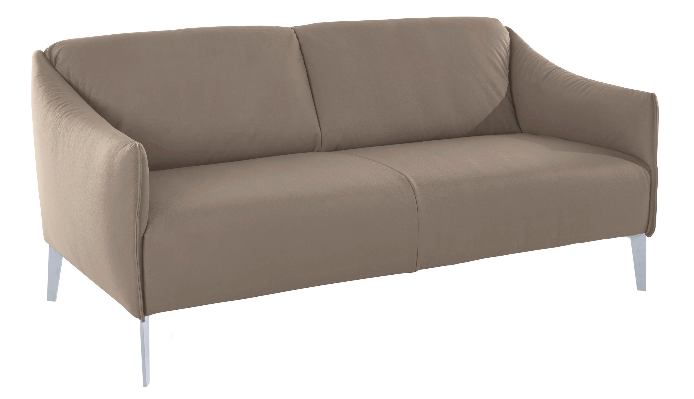 W.SCHILLIG 2,5-Sitzer »sally«, mit Metall-Winkelfüßen in Silber matt, Breite 174 cm