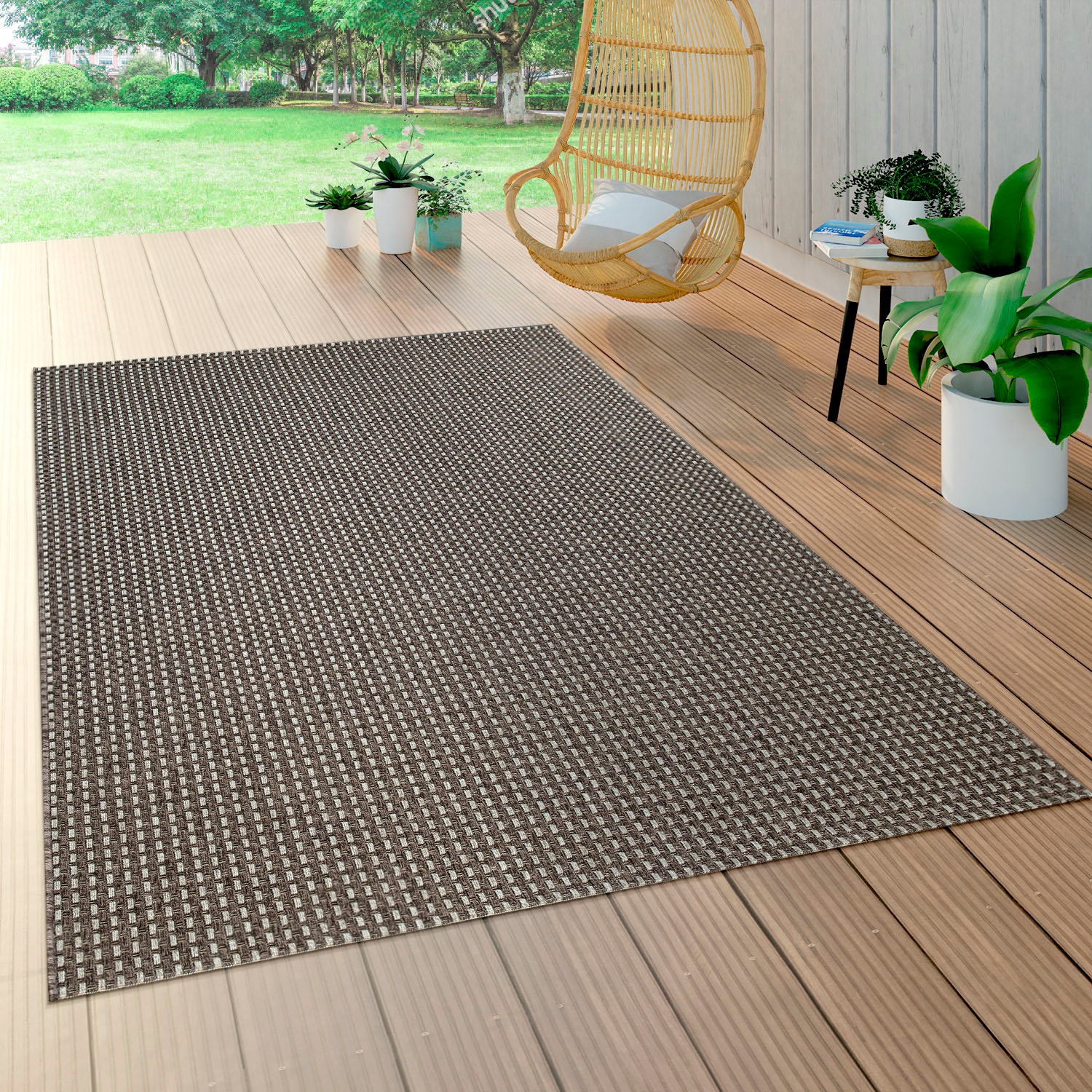 Paco Home Teppich »Waregem 622«, rechteckig, 4 mm Höhe, Flachgewebe, Sisal- günstig online kaufen