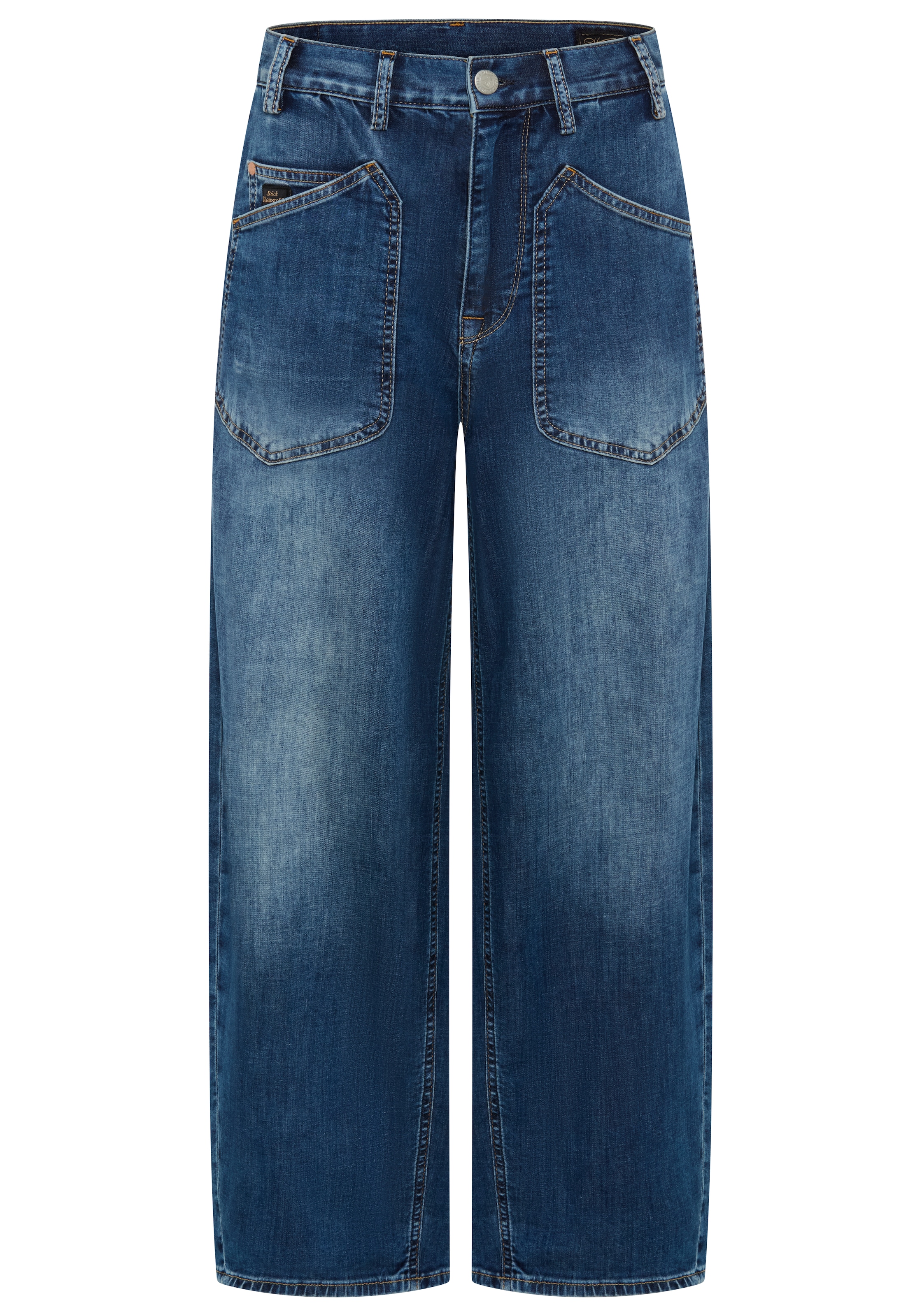 Herrlicher Loose-fit-Jeans »Meryll Denim Light« O-Shape mit aufgesetzten Taschen
