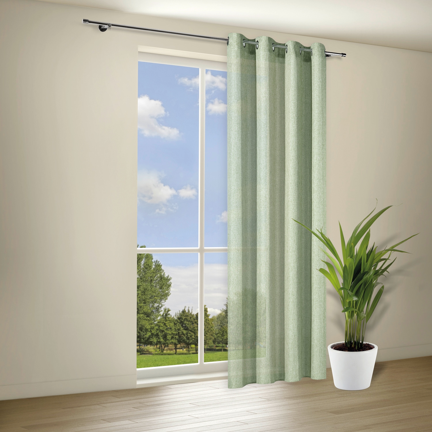 Home Living by Gerster Gardine »Bibiane« Ösen 1 Stk. tlg. günstig online kaufen