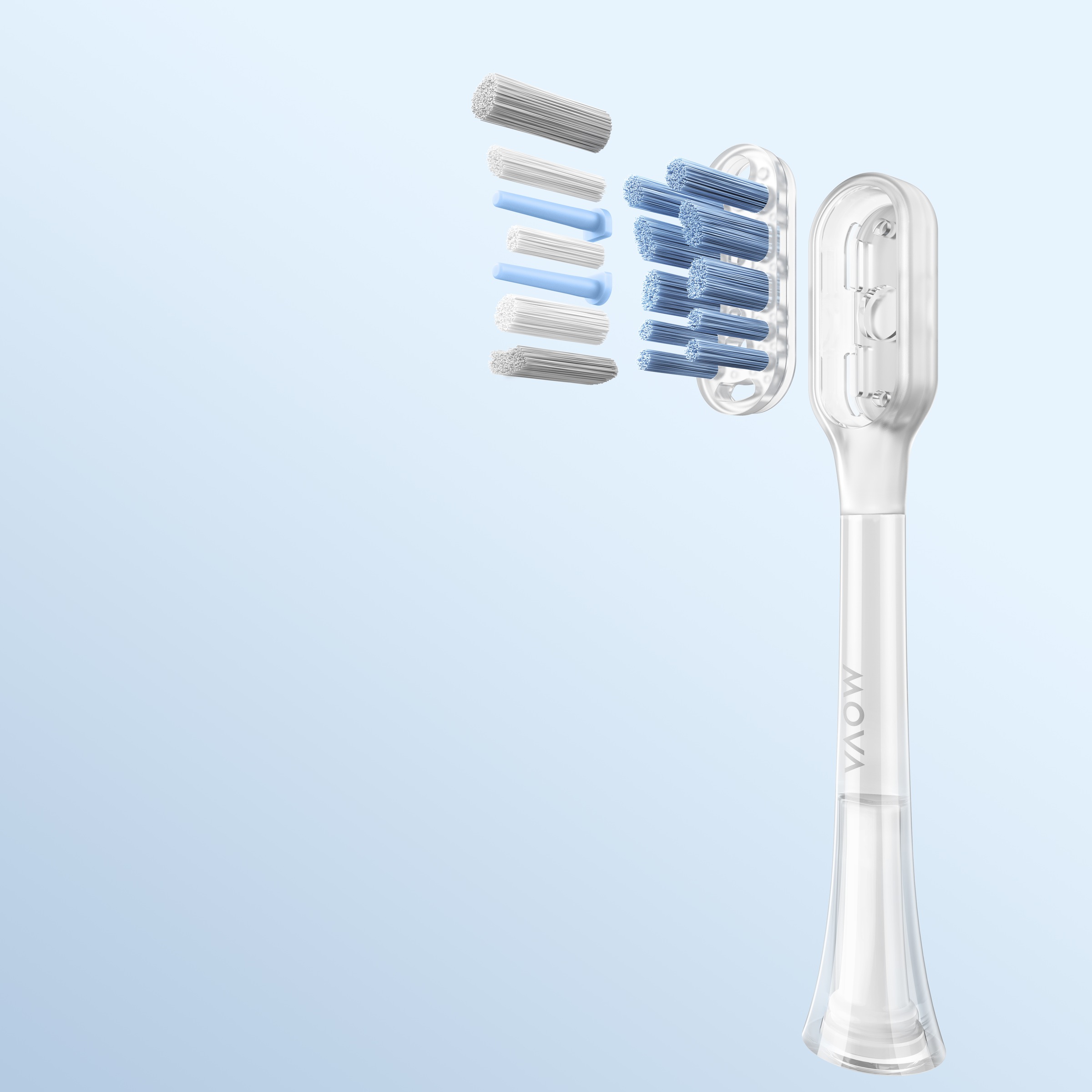 Mova Elektrische Zahnbürste »MOVA Fresh Pro 3DClean™ Electric Toothbrush with App«, 2 St. Aufsteckbürsten, Akku hält 30 Tage, Intuitive Druckerkennung, App- und Bluetooth-fähig