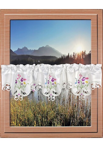 HOSSNER - ART OF HOME DECO Querbehang »Blumensee«, (1 St.), m. Cut-Outs kaufen