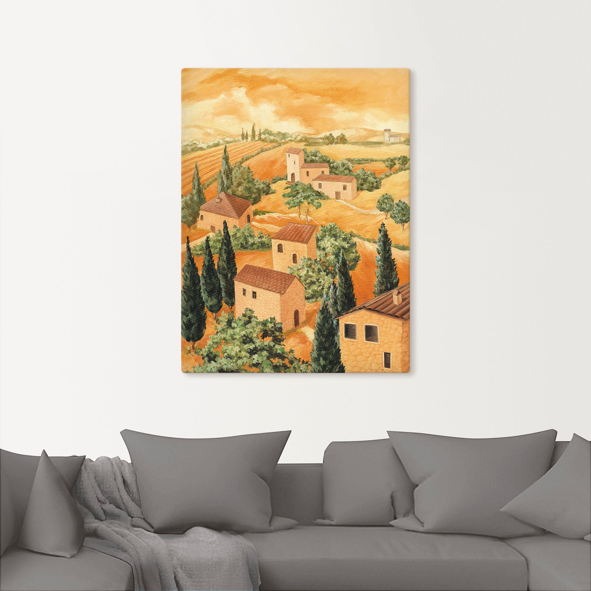 Artland Wandbild »Landschaft Italien«, Europa, (1 St.), als Alubild, Outdoo günstig online kaufen