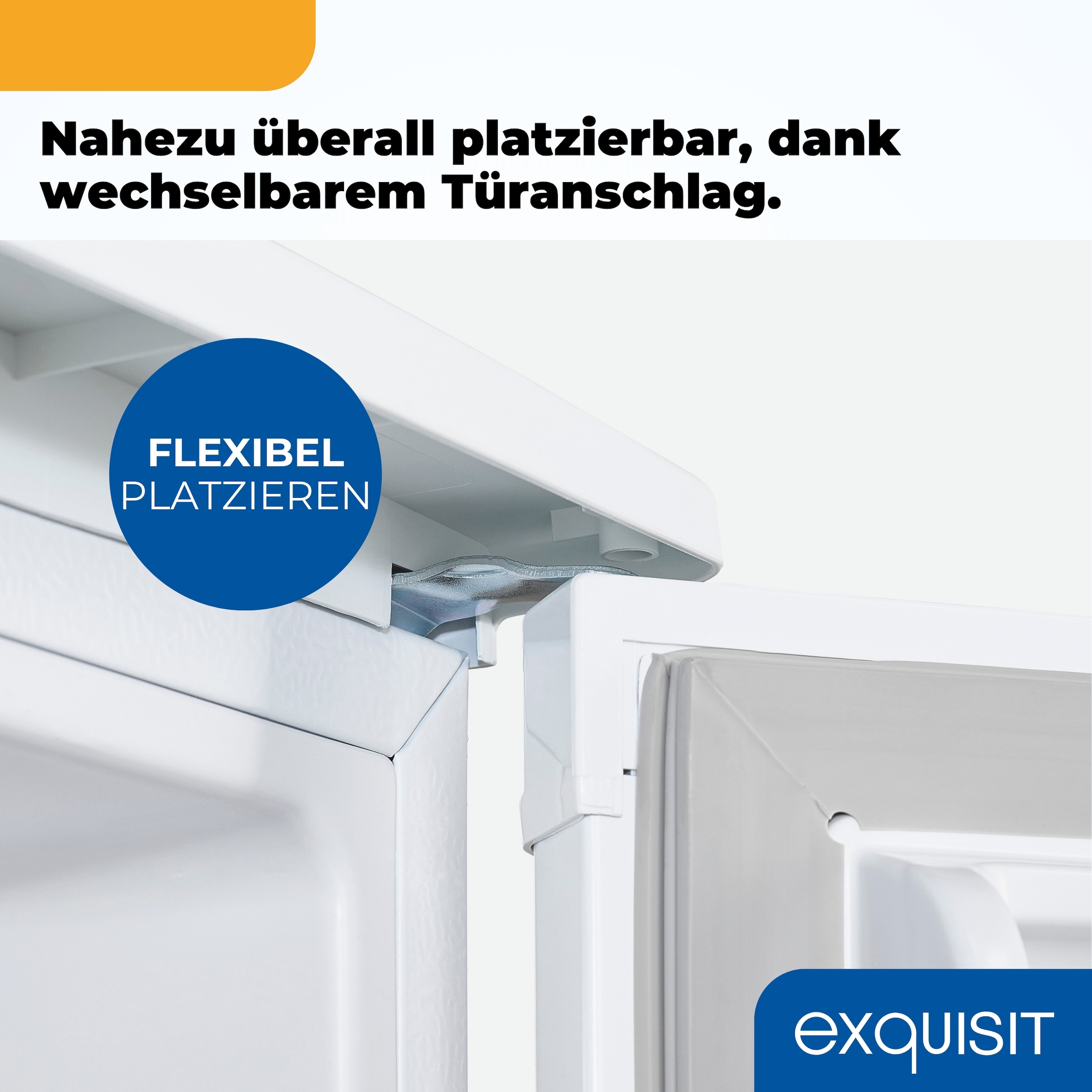 exquisit Kühlschrank KS85-V-091D weiss »KS85-V-091D weiss« 84,3 cm hoch 45 cm breit