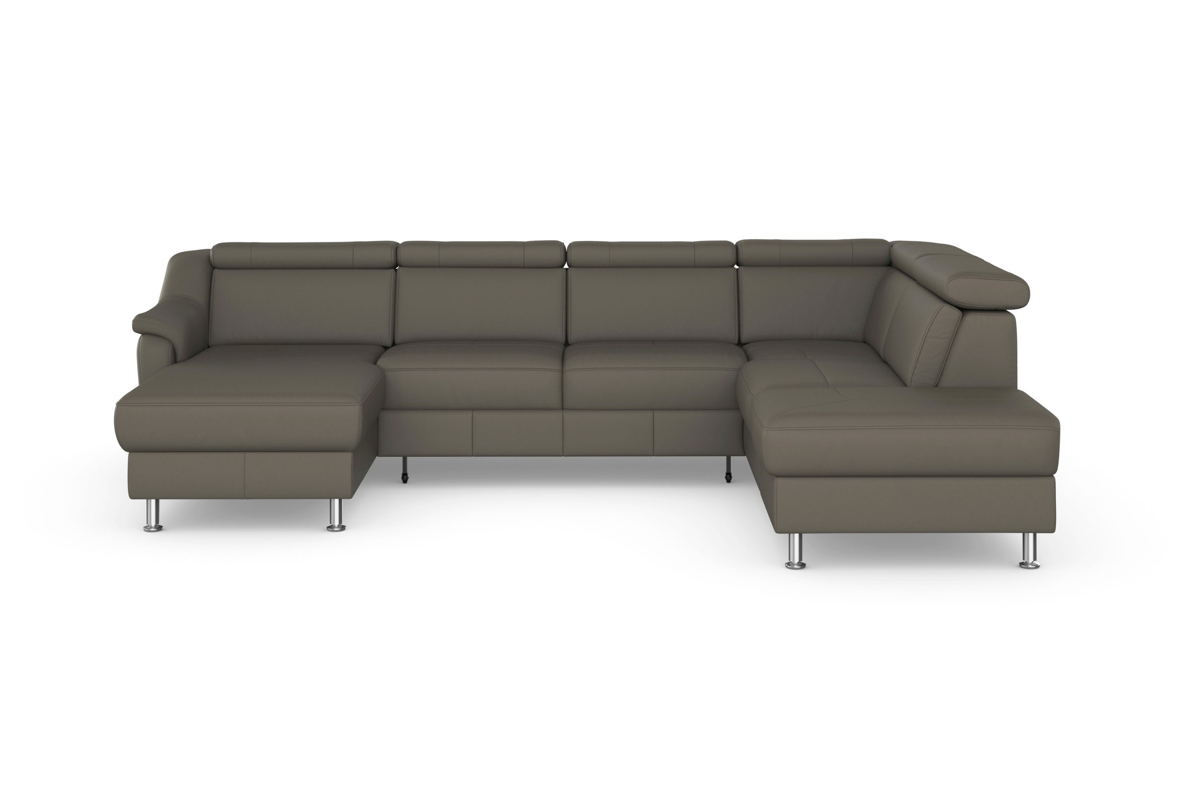 sit&more Wohnlandschaft »Freetown U-Form« Kopfteilverstellung und Federkern günstig online kaufen