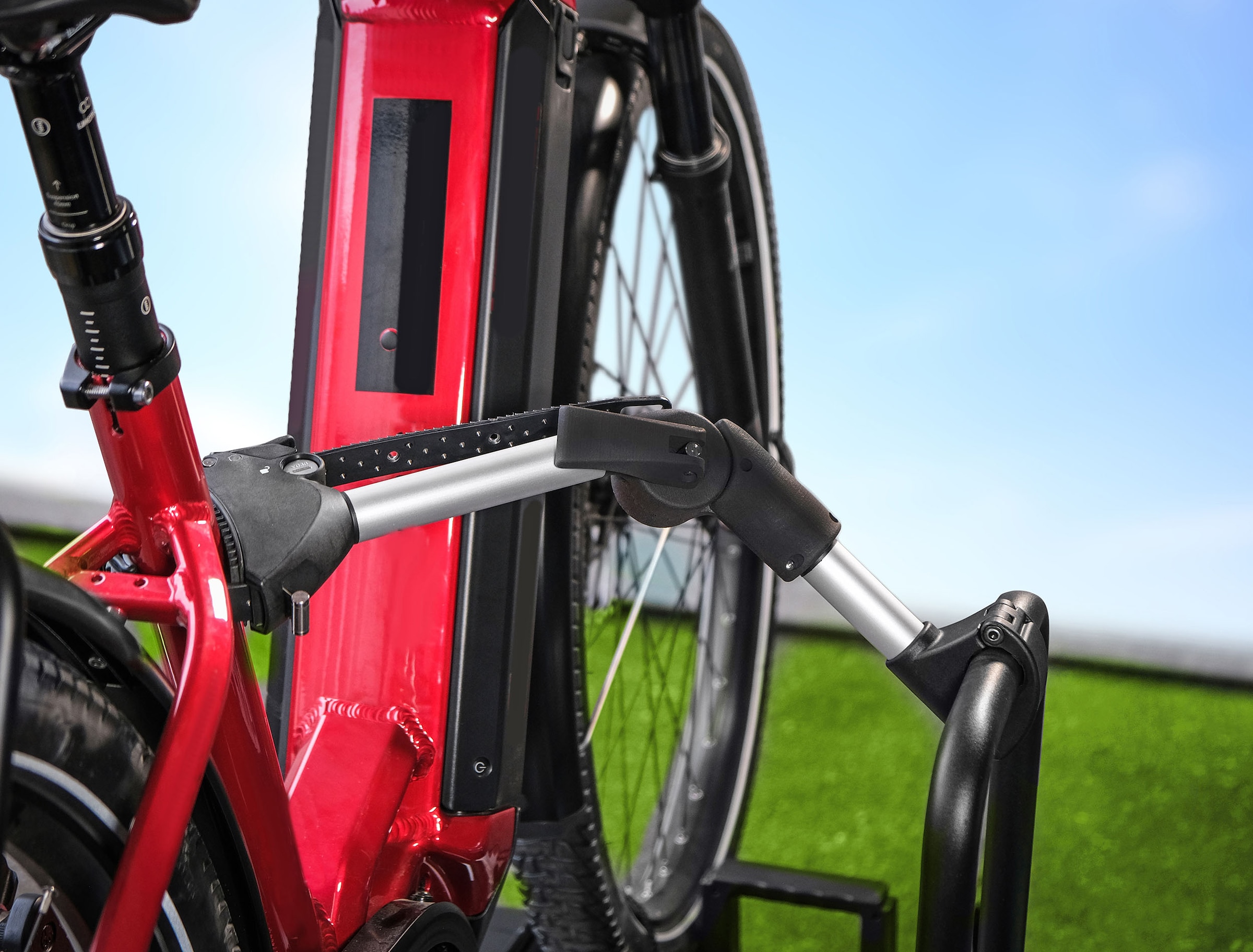 EUFAB Fahrradträger-Rahmenhalter »Verstellbarer Strap-Rahmenhalter 40cm«