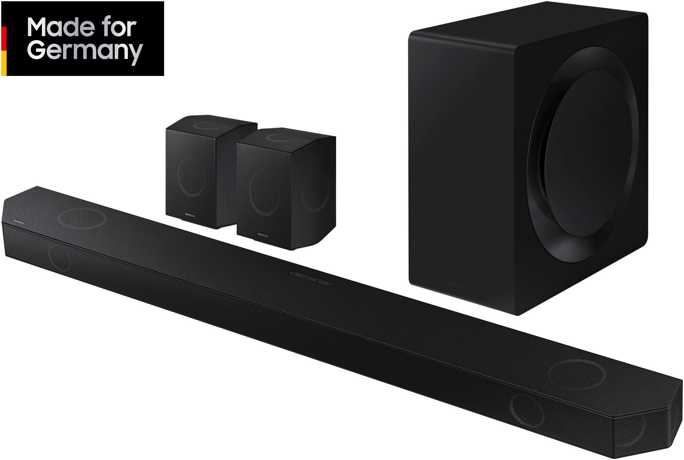 SAMSUNG Soundbar »HW-Q995GD« 11.1.4 (Bluetooth WLAN Alexa-Sprachsteuerung Lautstärkeregelung Pairing 656 W) schwarz
