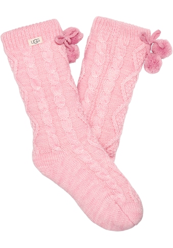 Strümpfe »W POM POM FLEECE LINED CREW SOCK«