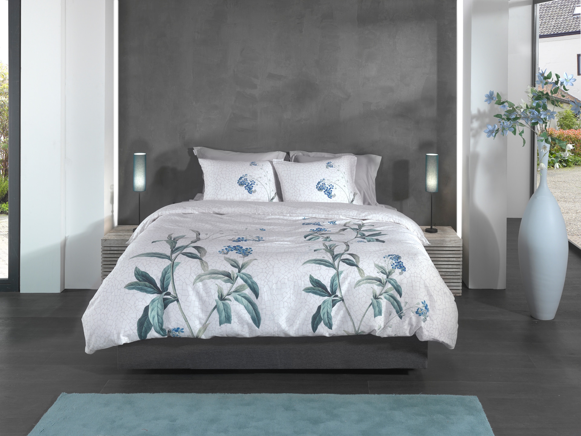 Heckett & Lane Bettwäsche »Heckettlane Bettwäsche Lacie« 2 Bettwäsche aus 100% Baumwolle, hochwertige Mako-Satin, ab 135x200 cm.