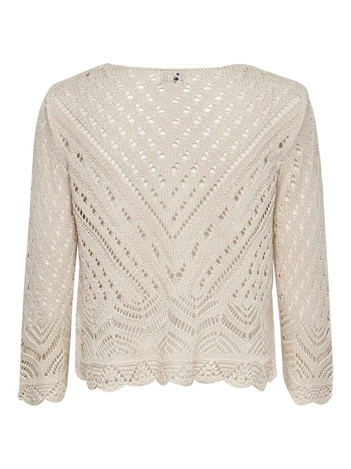 JDY Strickpullover »JDYNEW SUN 3/4 CROPPED PULLOVER KNT NOOS«