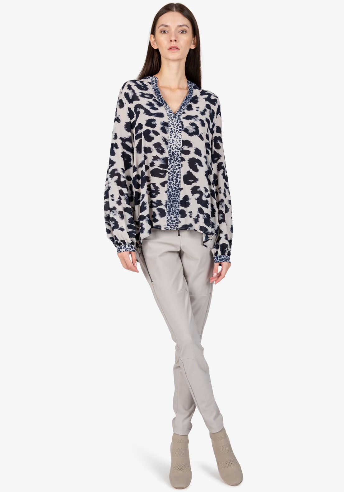 Sportalm Kitzbühel Schlupfbluse, mit Animalprint