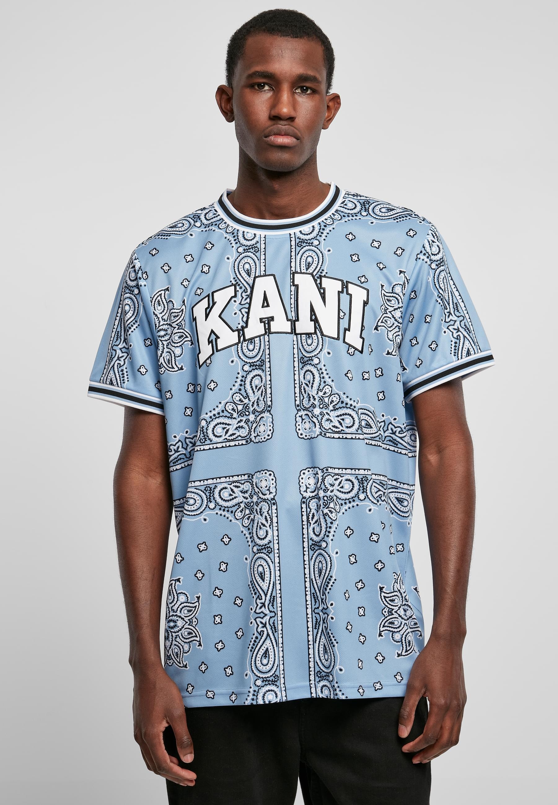 Karl Kani T-Shirt »Karl Kani Men KM222-013-1 Serif Paisley Mesh Tee« 1 Stk.