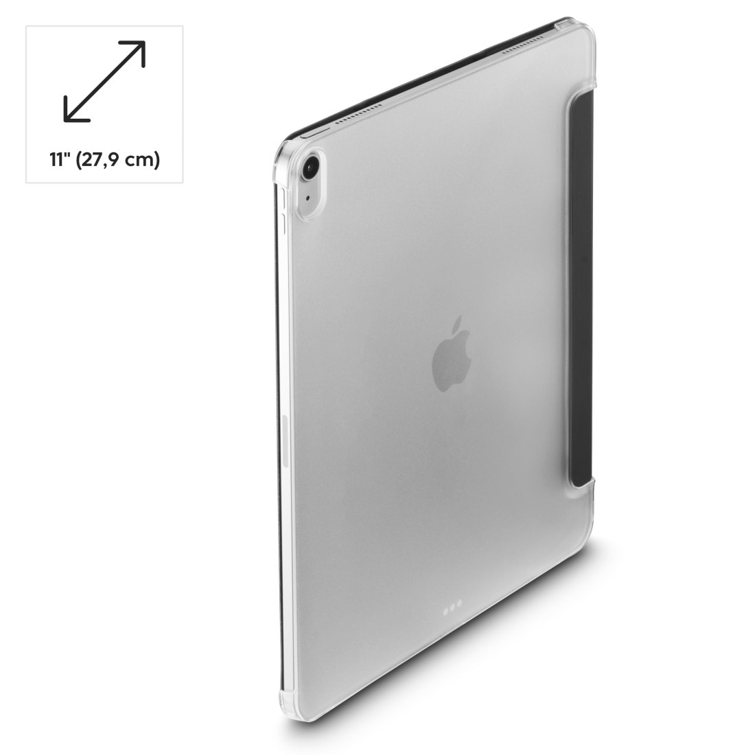 Hama Tablet-Hülle »Tablet-Hülle mit Standfunktion für iPad Air 10.9“ und 11“, schwarz« iPad Air 11" (2024/2025) Magnetischer Deckel, Standfunktion, transparente Rückseite, leicht