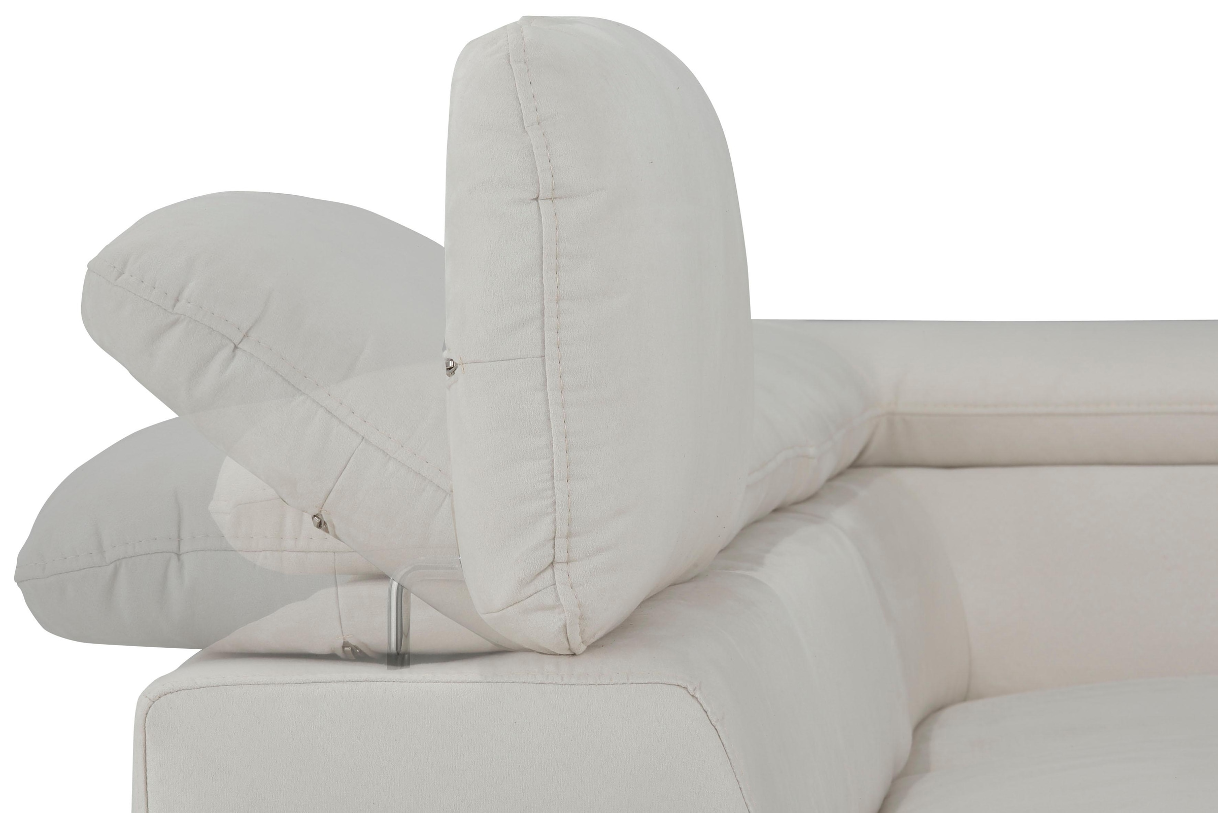 Home affaire Ecksofa »Alberto L-Form« mit Kopfteilverstellung, wahlweise mit Bettfunktion