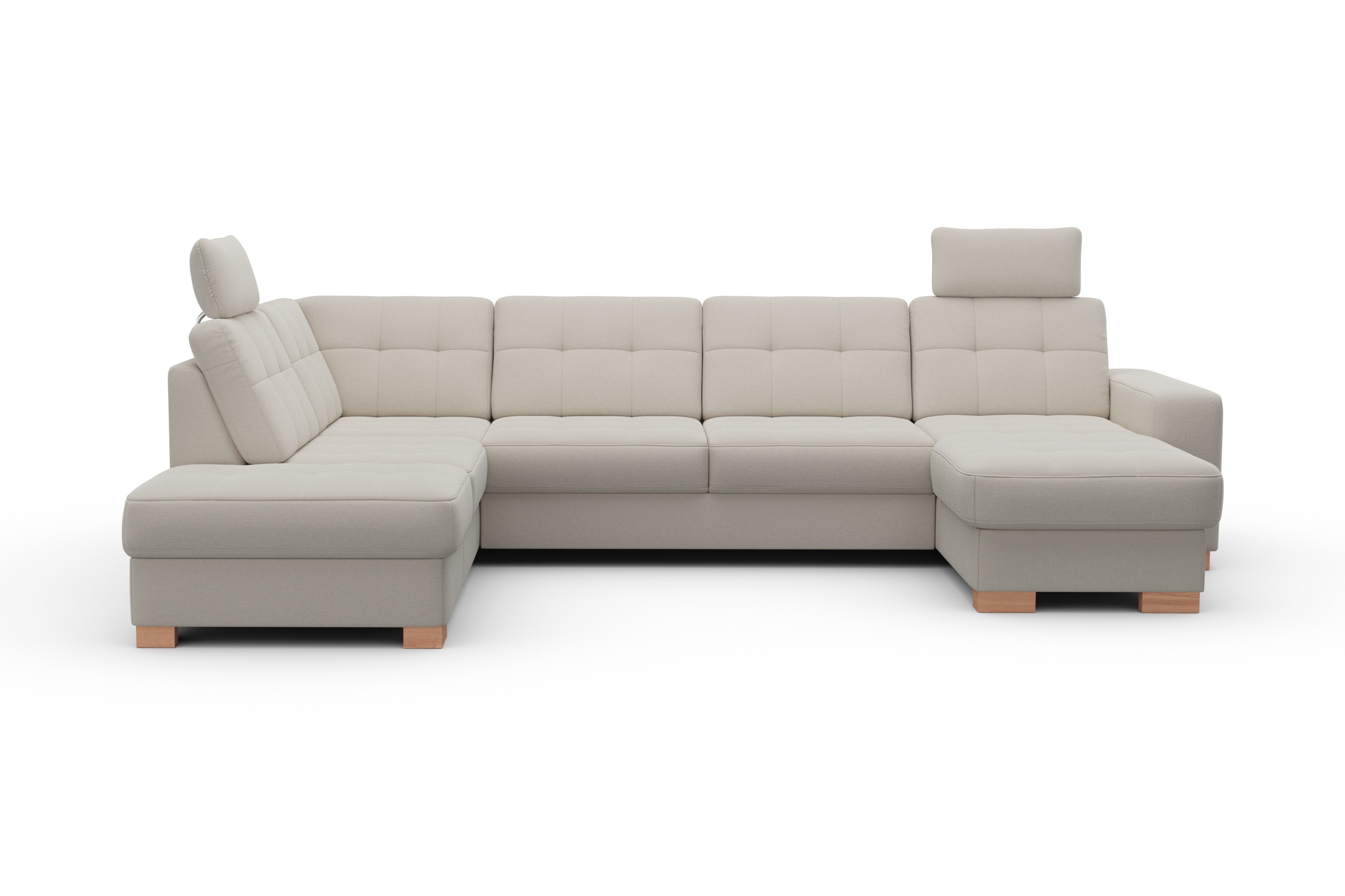 sit&more Wohnlandschaft »Quincy U-Form«, wahlweise mit Bettfunktion und Bettkasten