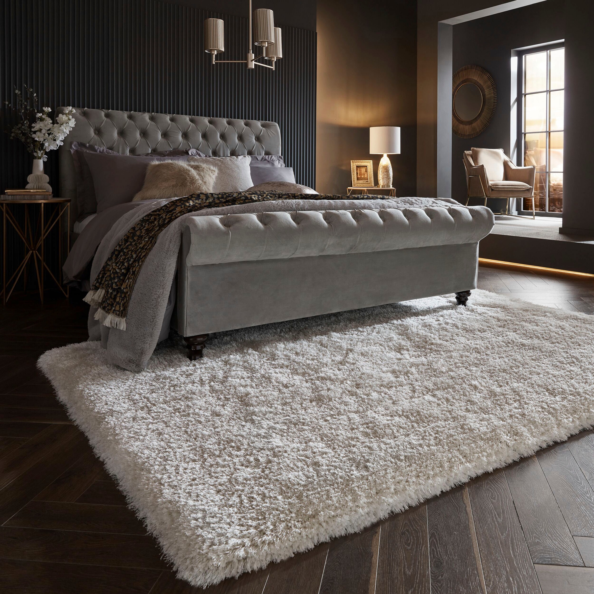 FLAIR RUGS Hochflor-Teppich »Pearl«, rechteckig, 70 mm Höhe günstig online kaufen