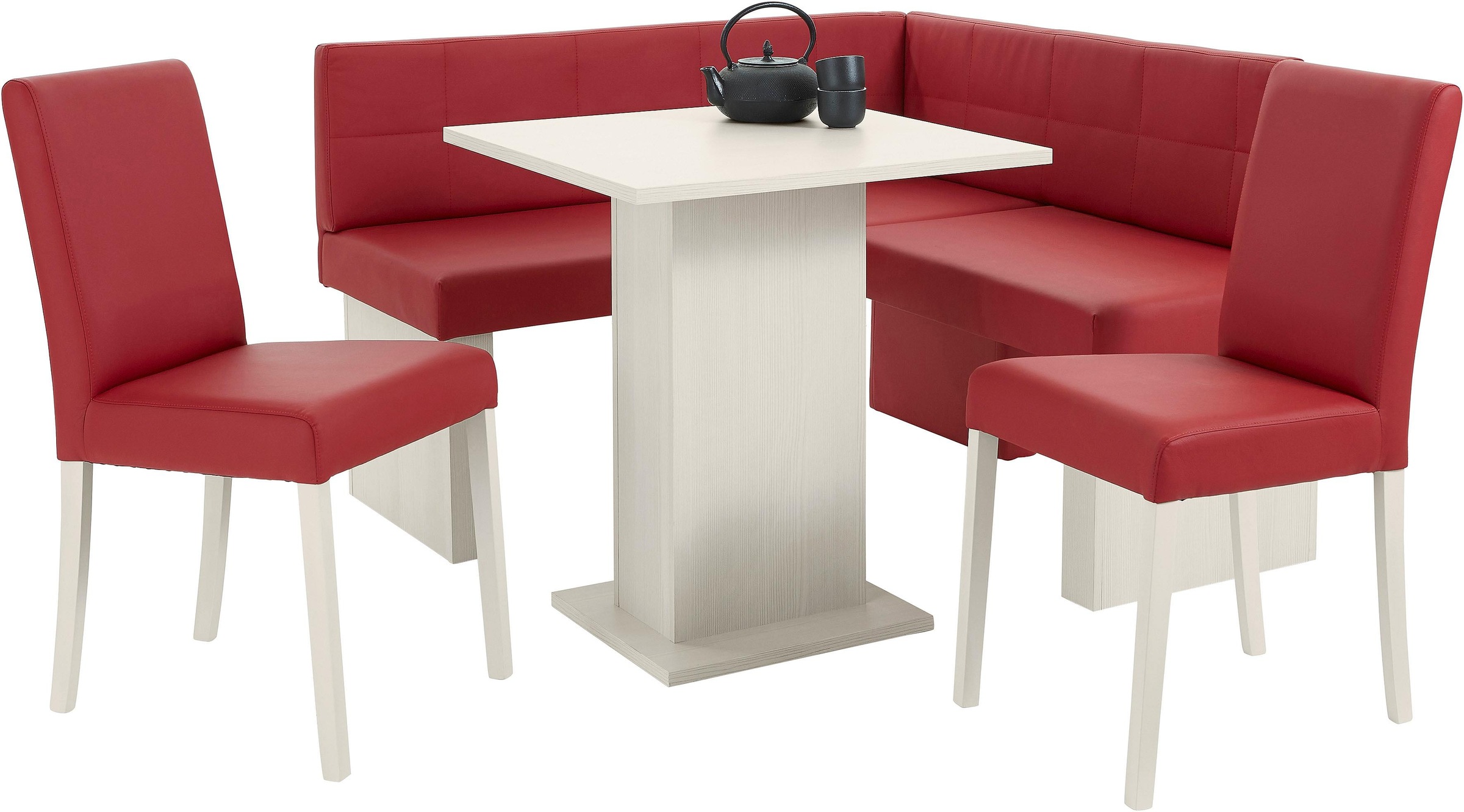 massivline&more Eckbankgruppe »Anna 2« Set, 4 Stk. tlg. mit 2 Stühlen mit m günstig online kaufen