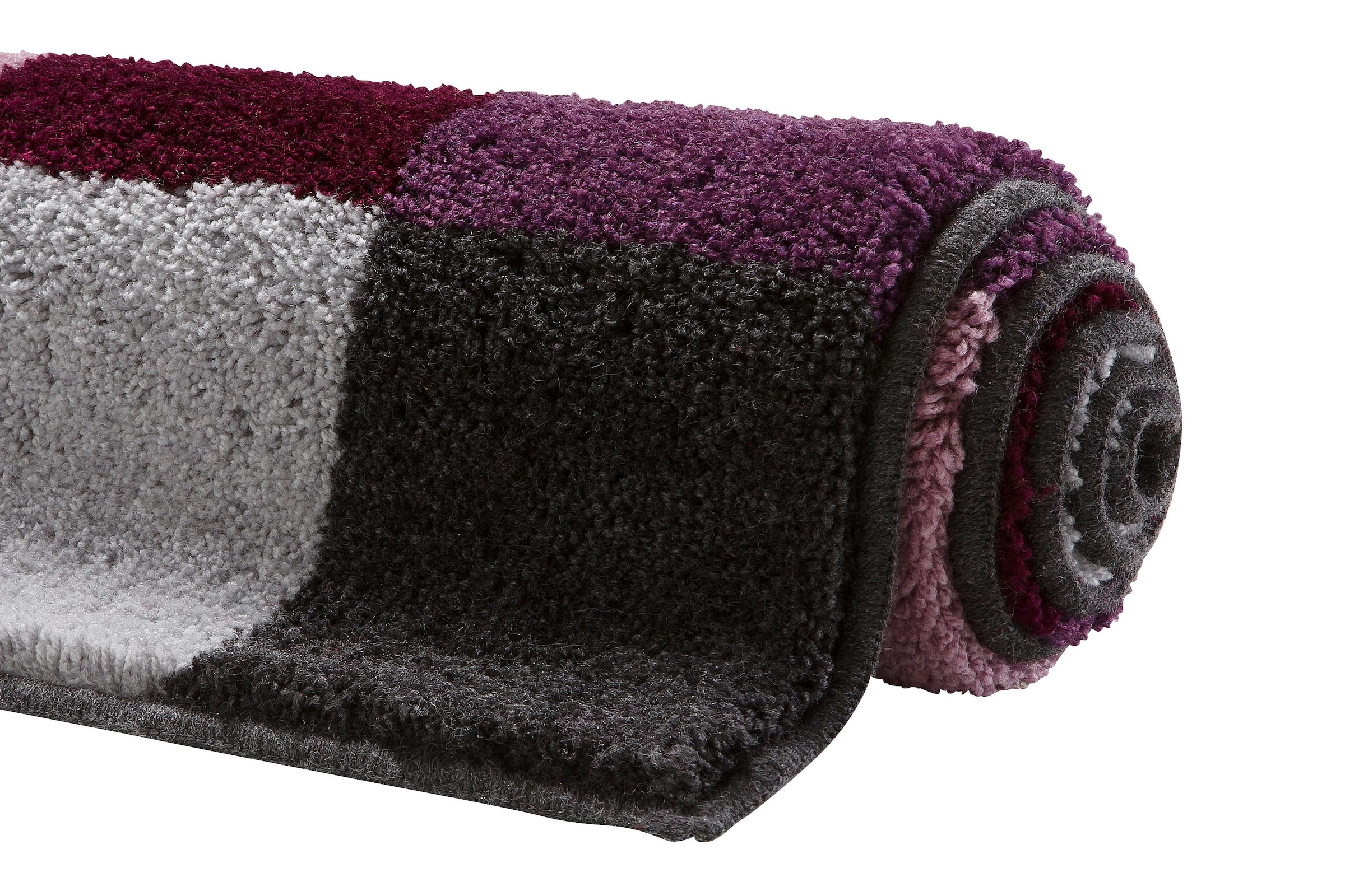 Grund Badematte »Mosaik«, rutschhemmend beschichtet, fußbodenheizungsgeeignet, angenehm weich, auch als 3 teiliges Set erhältlich, Made in Europe