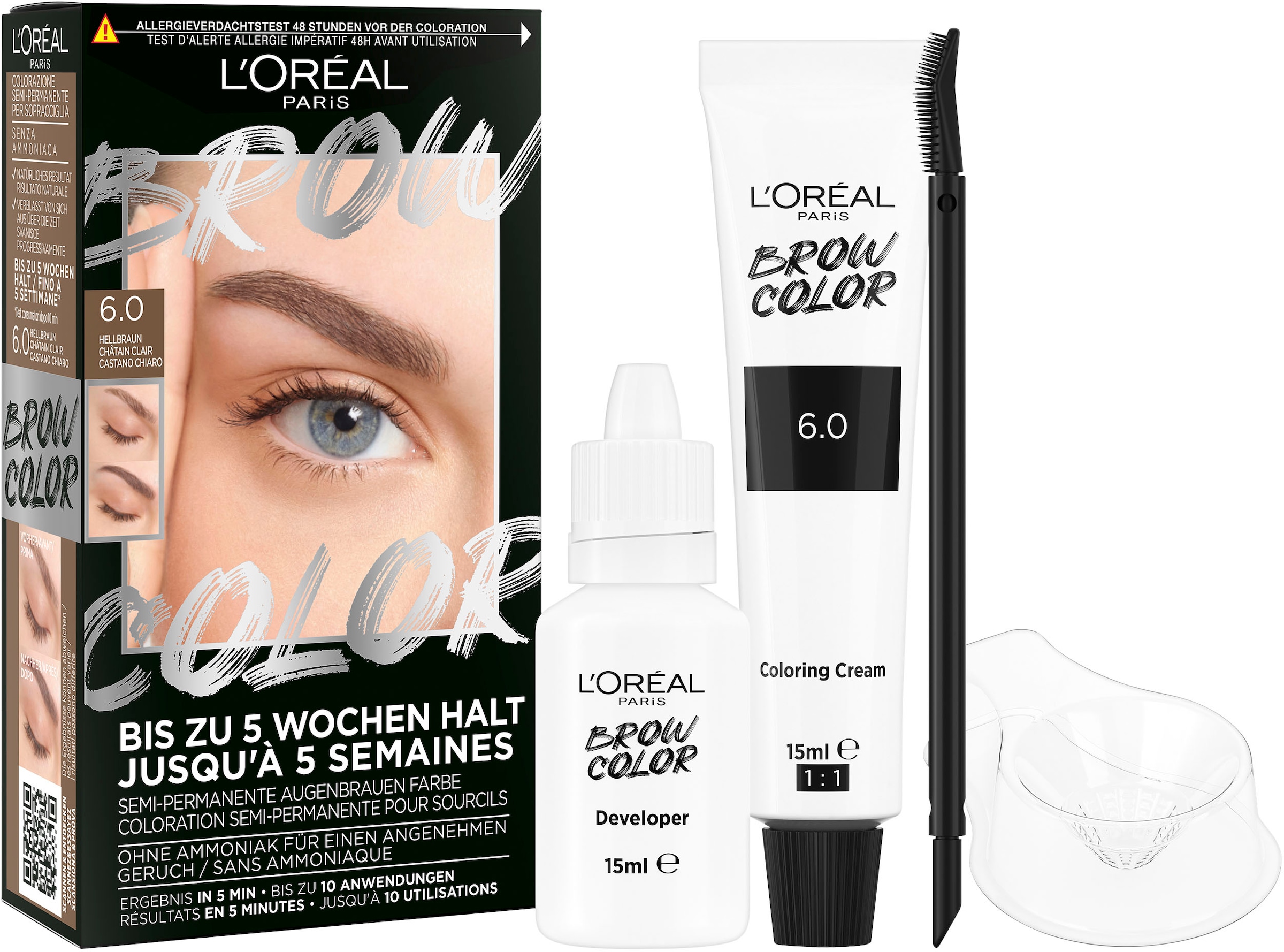 Augenbrauenpflege »Brow Color«, mit ammoniakfreier Formel