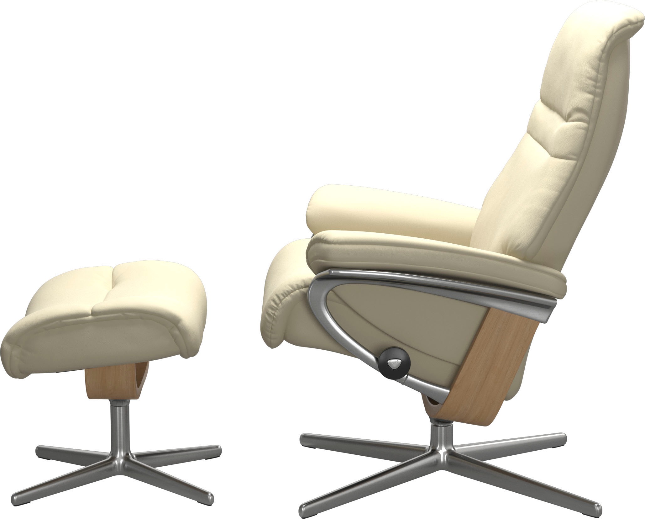 Stressless® Relaxsessel »Sunrise«, mit Cross Base, Größe S, M & L, Holzakzent Eiche