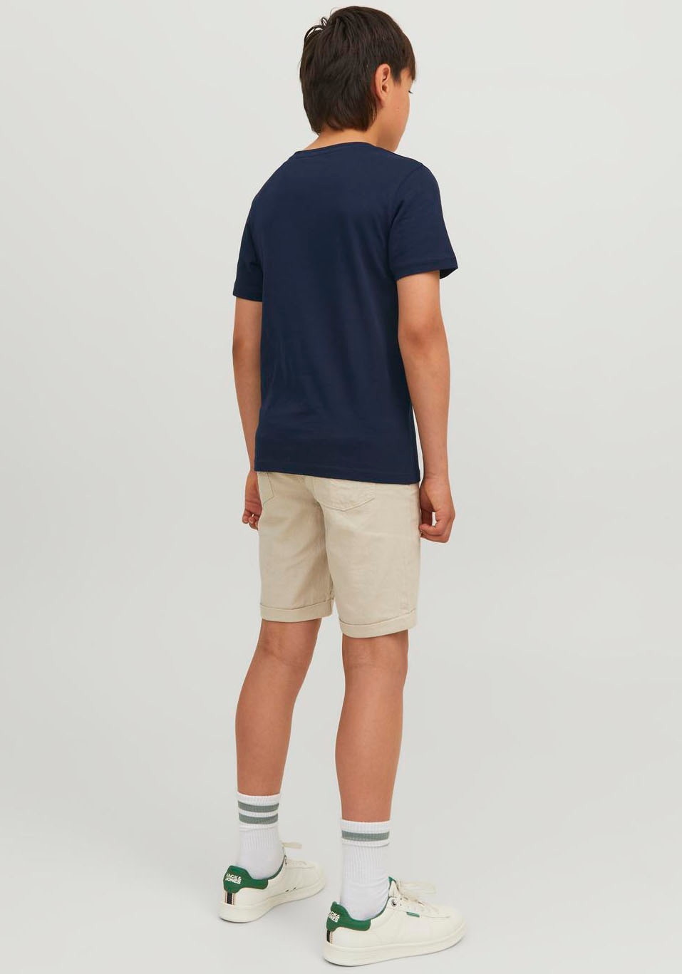 Jack & Jones Junior Kurzarmshirt »JJECORP bietet Bewegungsfreiheit, stylisch, bequem«, bedruckt, casual, regular fit, Rundhals