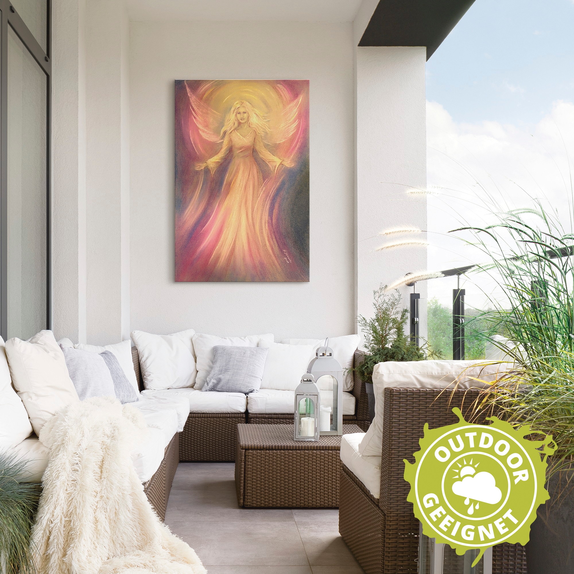 Artland Wandbild »Engel Licht Liebe - Spirituelle Malerei« Religion 1 Stk. tlg. als Alubild, Leinwandbild in verschied. Größen