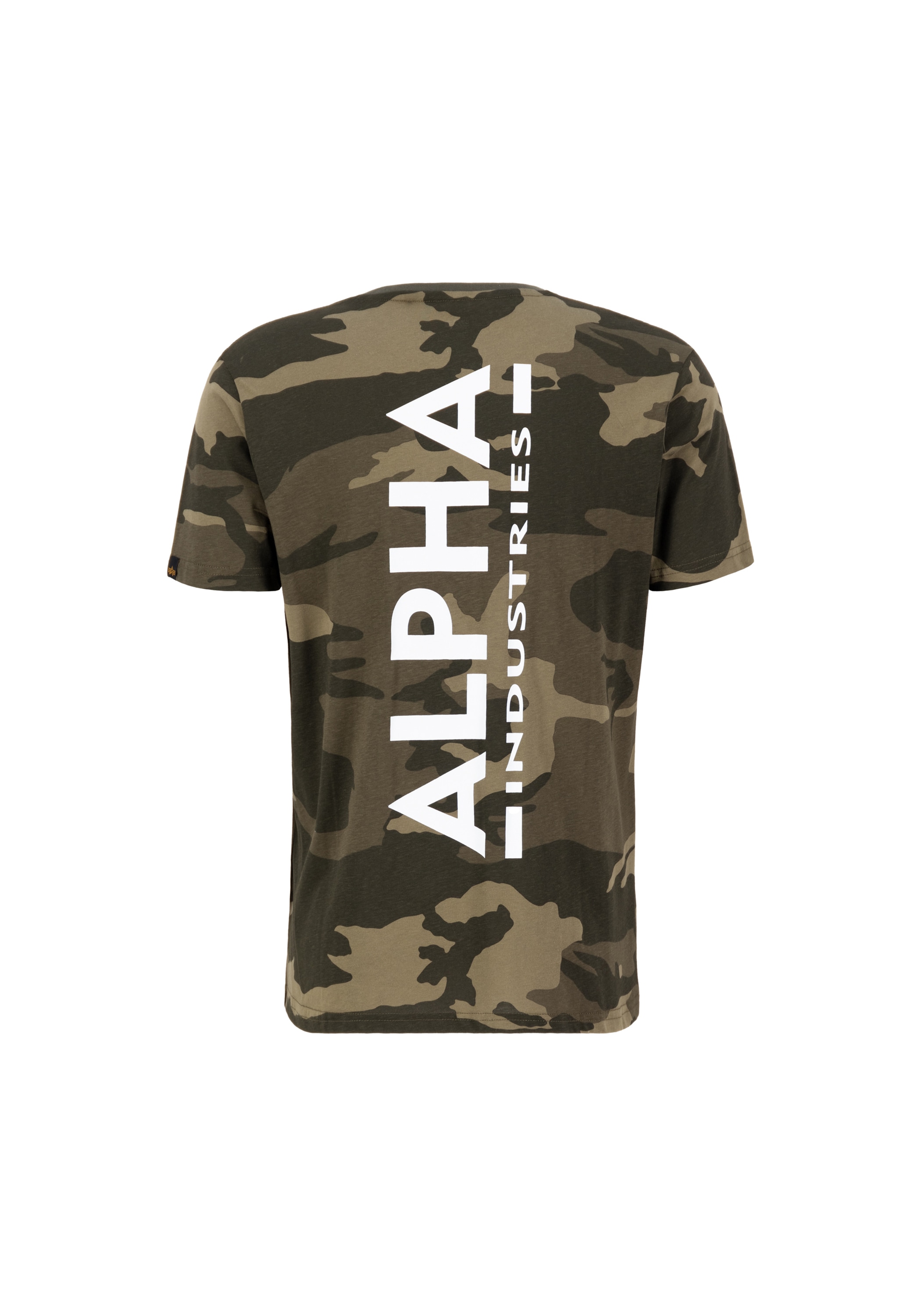 Alpha Industries T-Shirt »Alpha Industries Men - T-Shirts Backprint T-Shirt Camo«